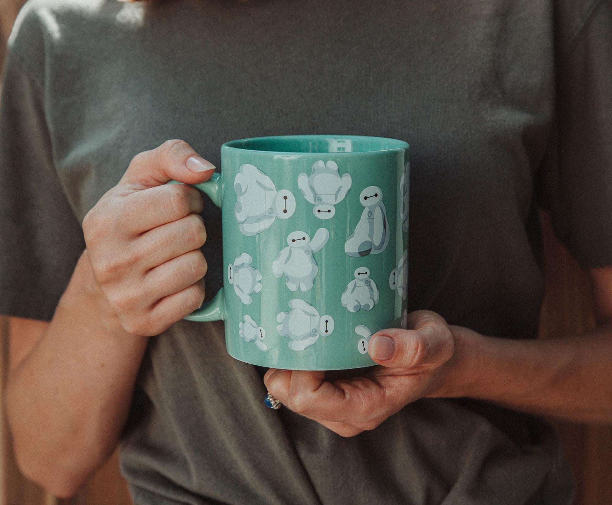 Foto 6 | Taza De Cerámica Disney Big Hero 6 Baymax 600 Ml Sin Bpa - Venta Internacional.