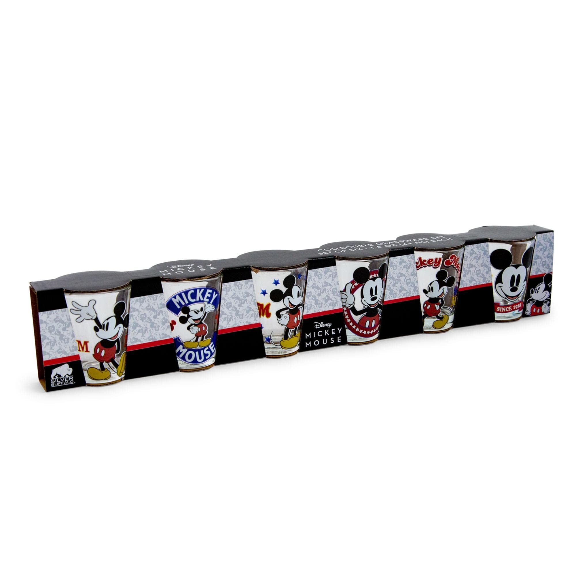 Foto 3 pulgar | Vasos De Cristal Para Chupito Disney Vintage Mickey Mouse, 60 Ml, Juego De 6 - Venta Internacional.