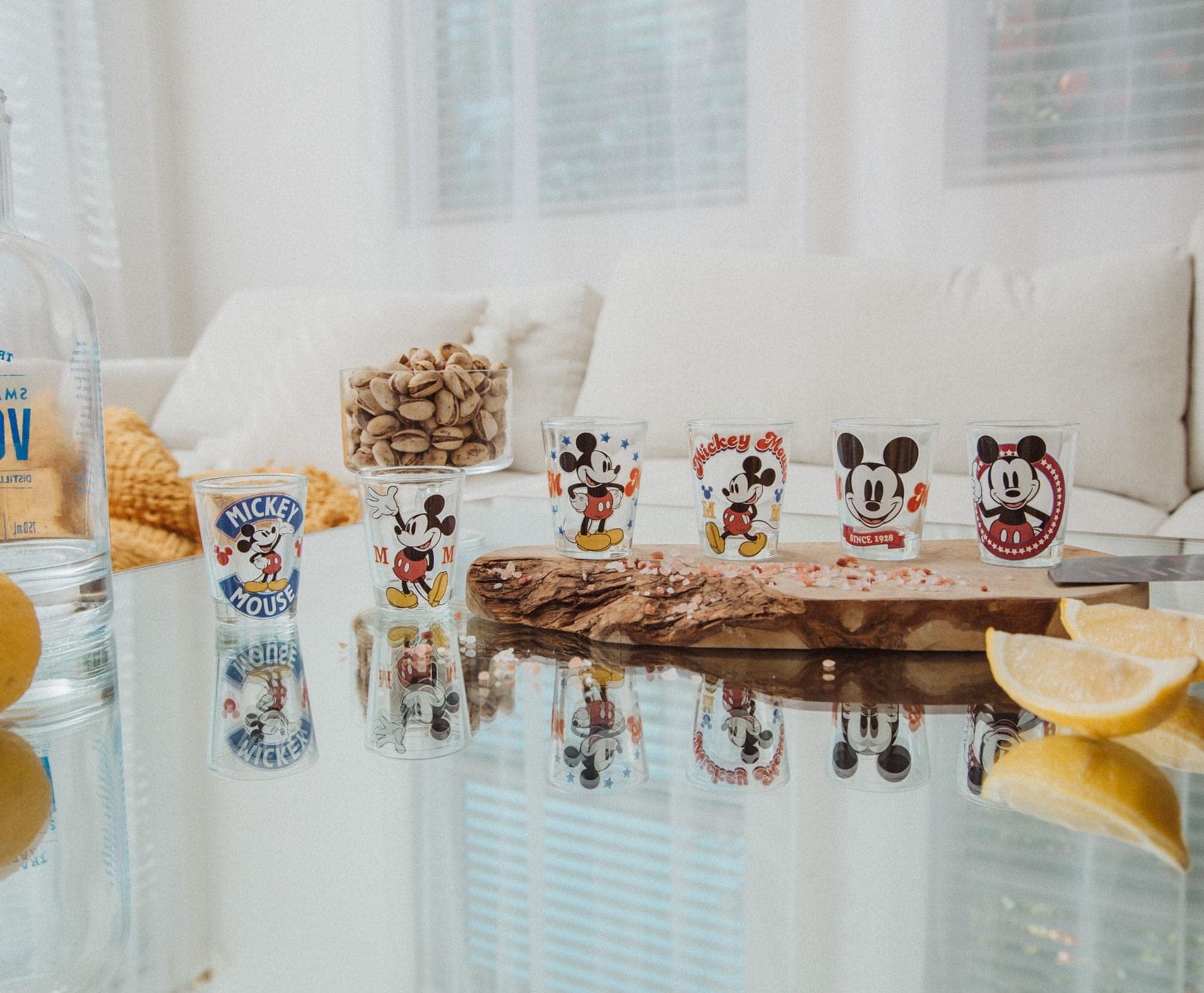 Foto 4 pulgar | Vasos De Cristal Para Chupito Disney Vintage Mickey Mouse, 60 Ml, Juego De 6 - Venta Internacional.