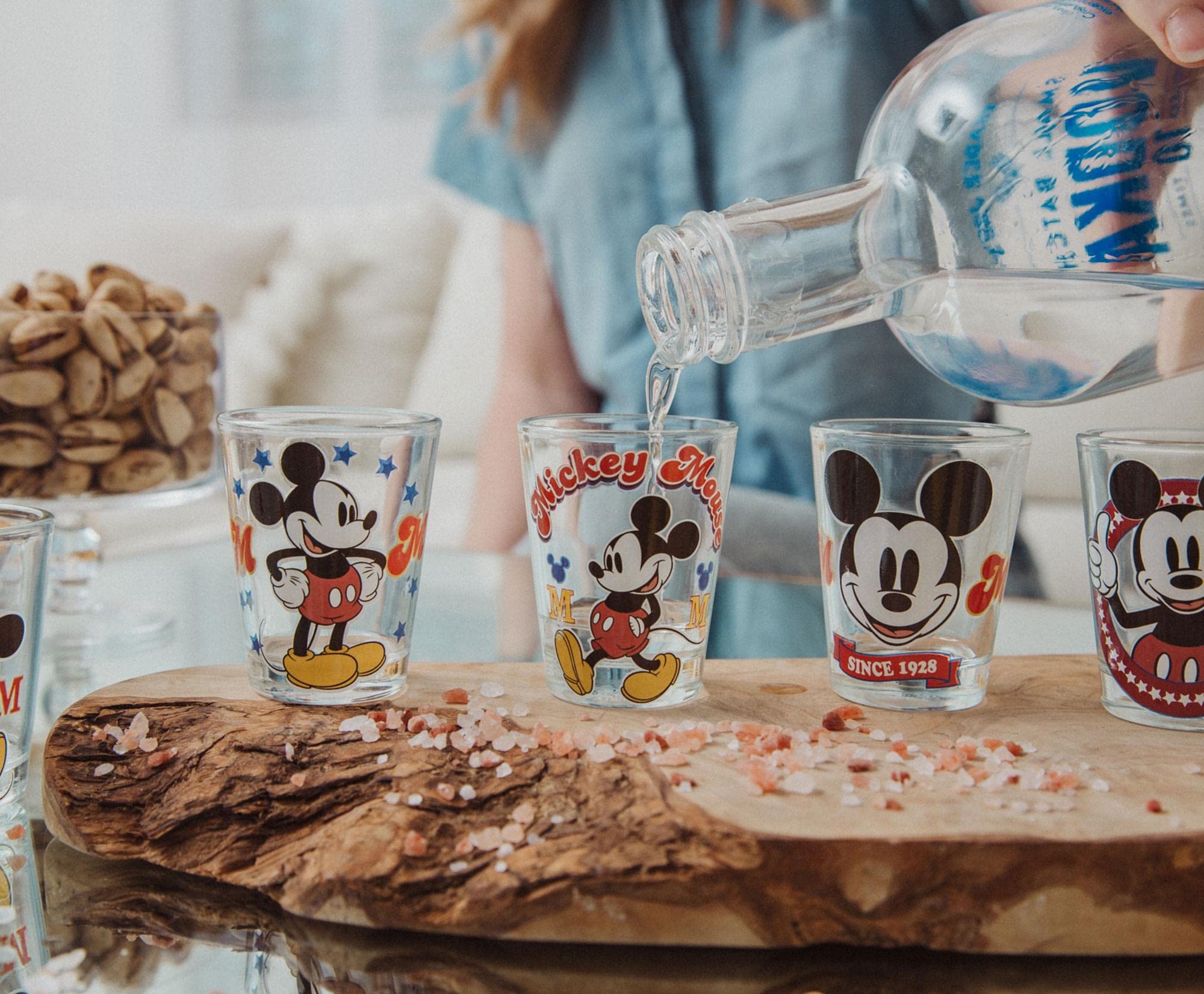 Foto 5 pulgar | Vasos De Cristal Para Chupito Disney Vintage Mickey Mouse, 60 Ml, Juego De 6 - Venta Internacional.