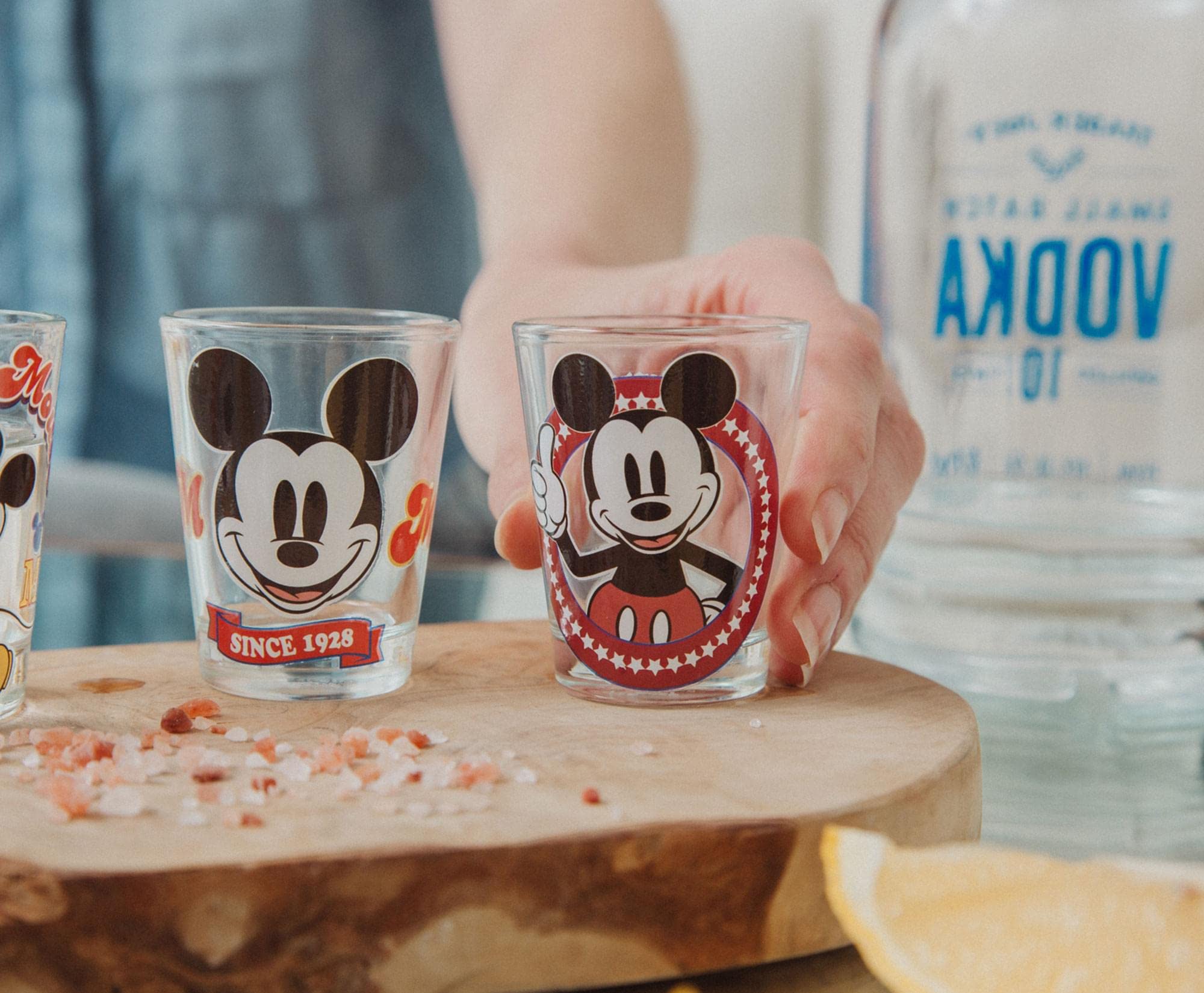 Foto 6 pulgar | Vasos De Cristal Para Chupito Disney Vintage Mickey Mouse, 60 Ml, Juego De 6 - Venta Internacional.