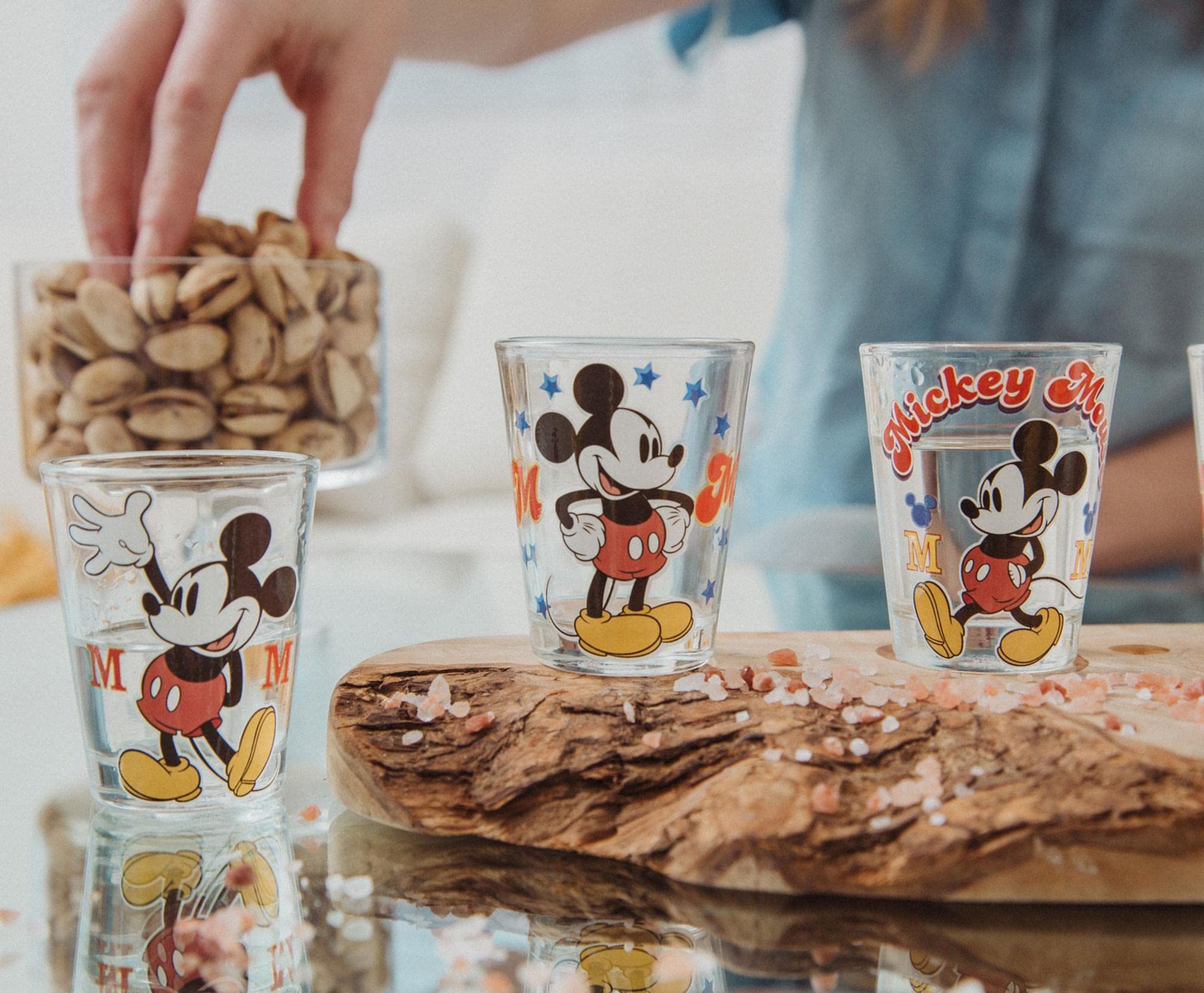 Foto 7 pulgar | Vasos De Cristal Para Chupito Disney Vintage Mickey Mouse, 60 Ml, Juego De 6 - Venta Internacional.