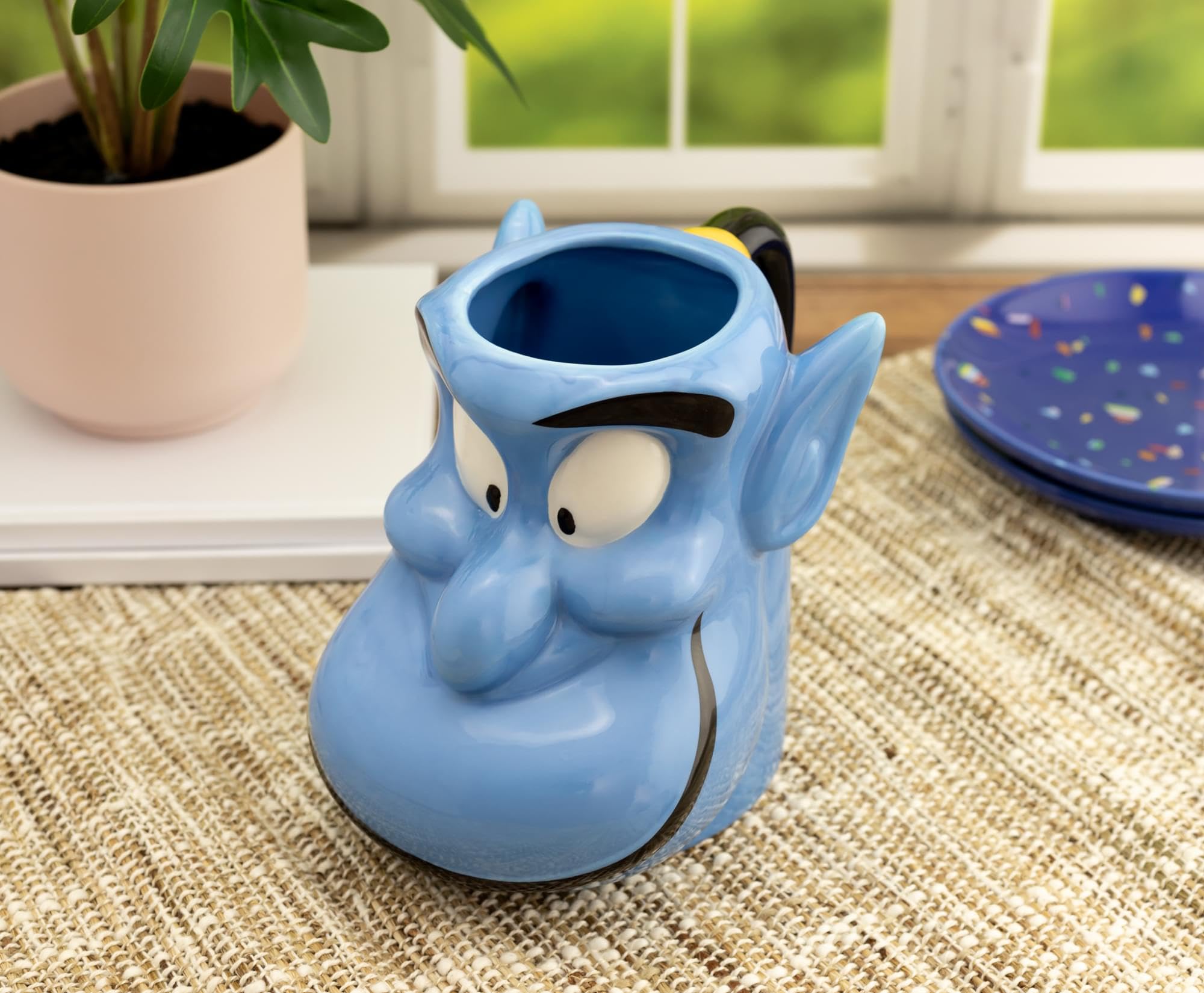 Foto 6 pulgar | Taza Plateada Buffalo Disney Aladdin Genie, 650 Ml, Cerámica 3d - Venta Internacional.