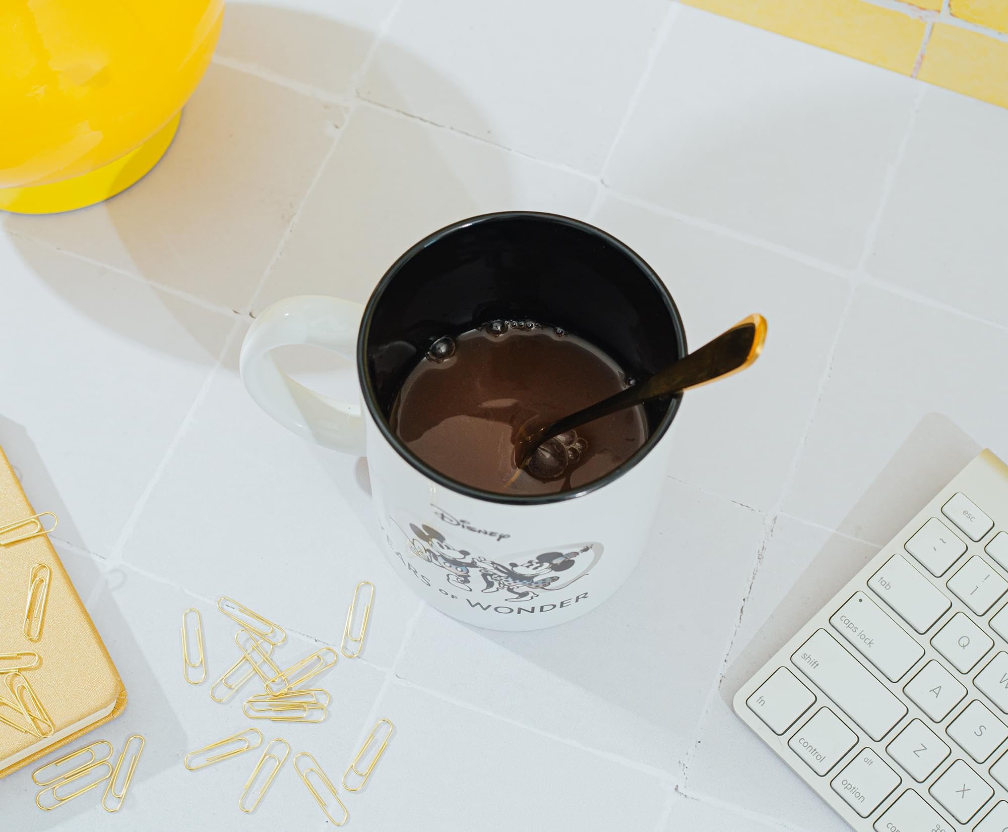 Foto 5 pulgar | Taza De Cerámica Plateada Buffalo Disney 100 Years Of Wonder 590 Ml - Venta Internacional.