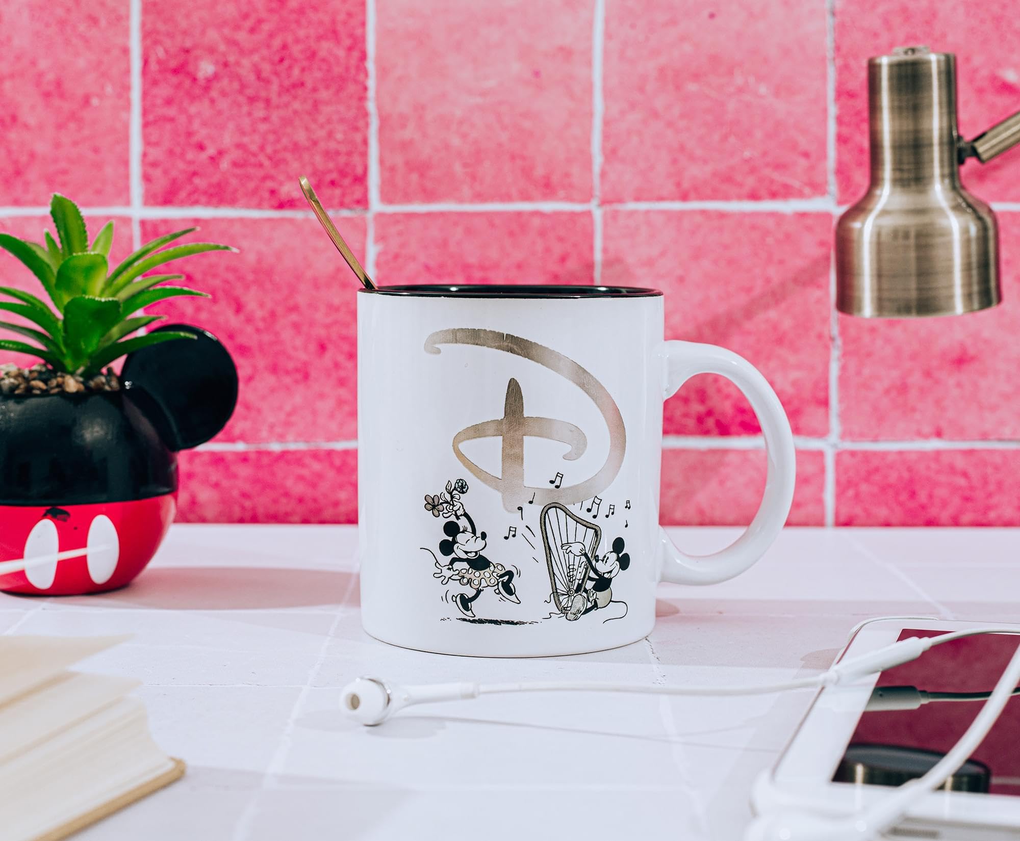 Foto 6 pulgar | Taza De Cerámica Plateada Buffalo Disney 100 Years Of Wonder 590 Ml - Venta Internacional.