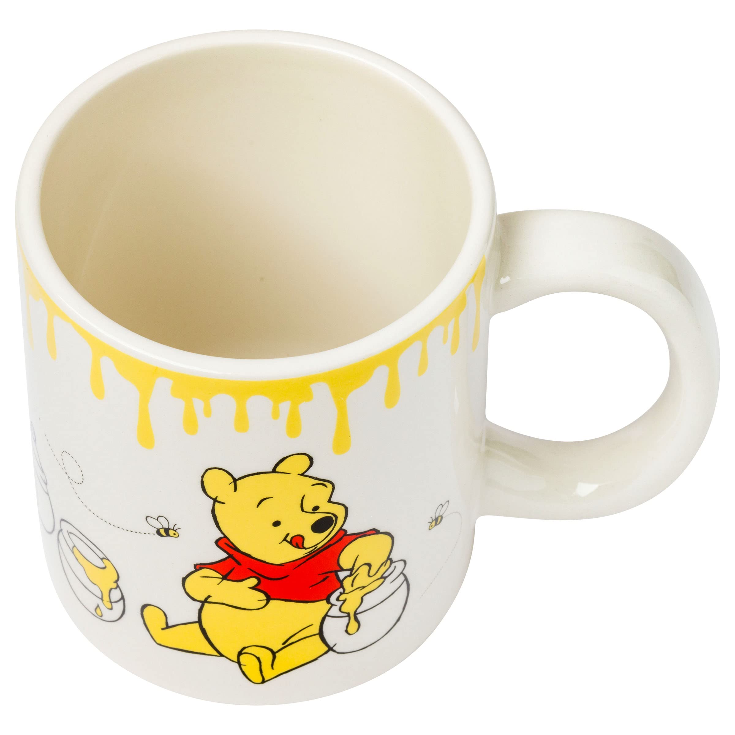 Foto 5 pulgar | Taza De Cerámica Plateada Buffalo Disney Winnie The Pooh 530 Ml - Venta Internacional.