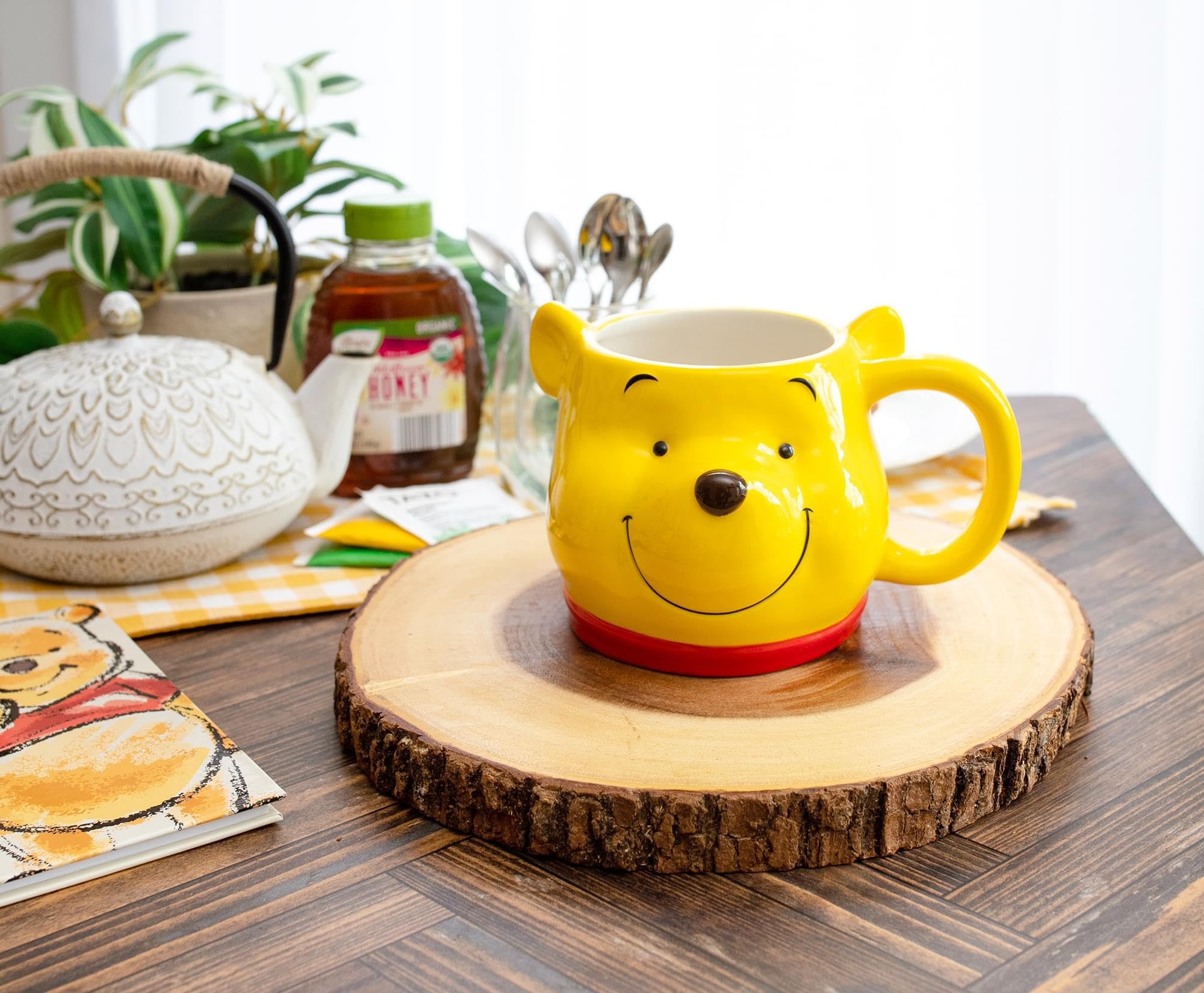 Foto 6 pulgar | Taza Plateada De Cerámica Buffalo Disney Winnie The Pooh, 590 Ml - Venta Internacional.