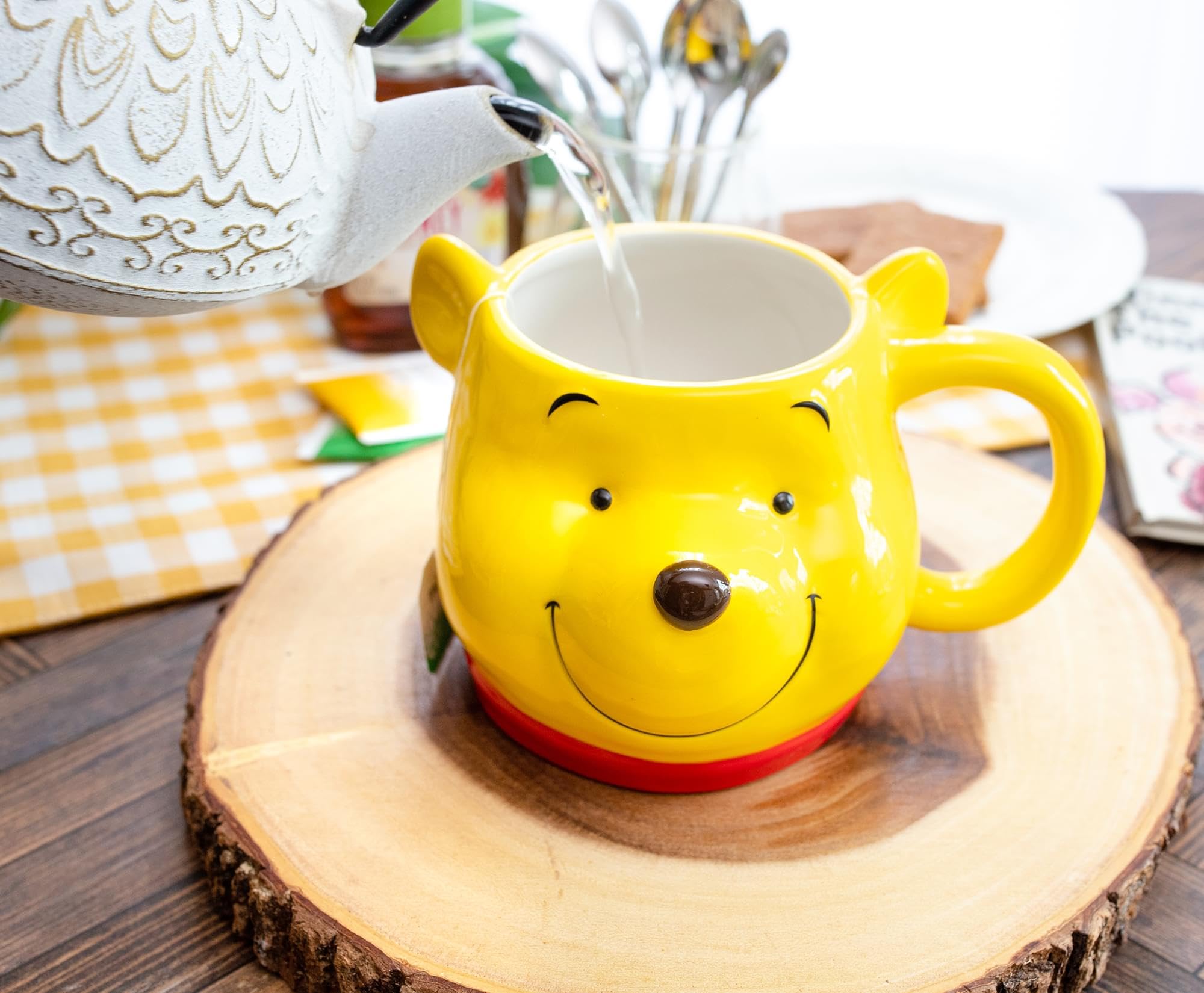 Foto 8 pulgar | Taza Plateada De Cerámica Buffalo Disney Winnie The Pooh, 590 Ml - Venta Internacional.
