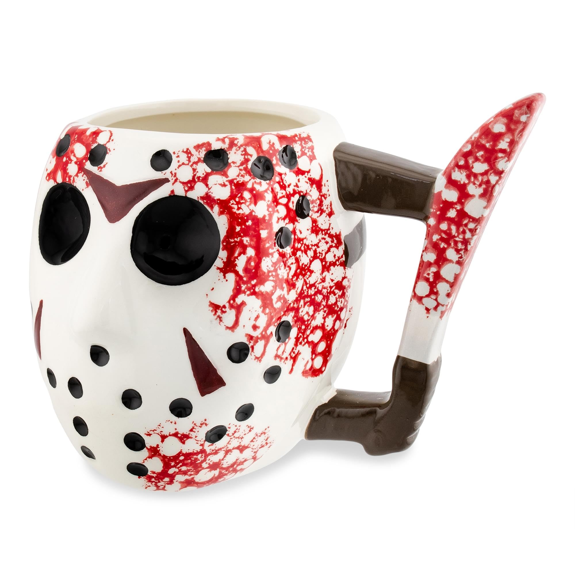 Foto 6 pulgar | Taza De Café Silver Buffalo Warner Bros Friday The 13th - Venta Internacional.