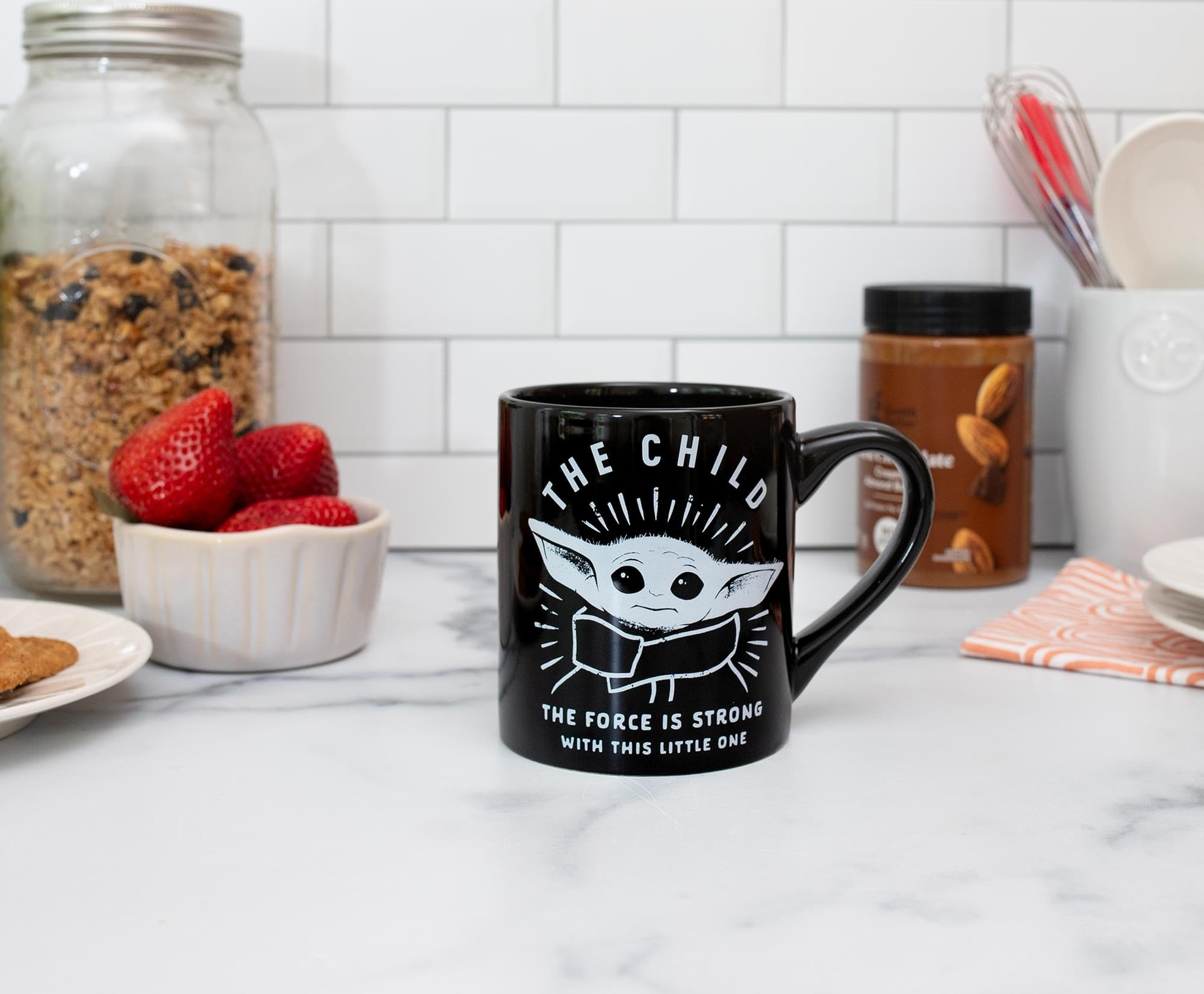 Foto 5 pulgar | Taza De Café Silver Buffalo Star Wars The Mandalorian 414ml - Venta Internacional.