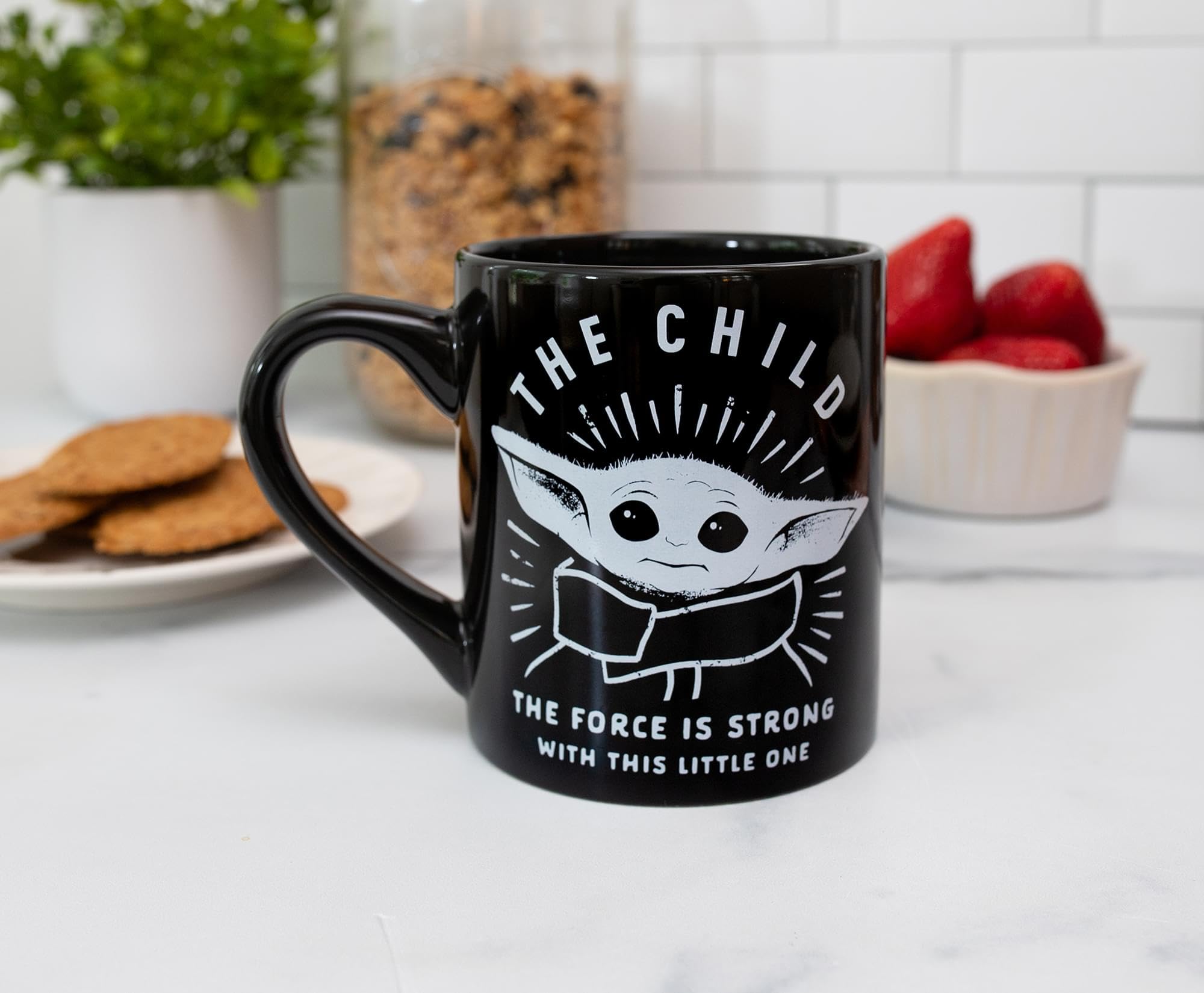 Foto 6 pulgar | Taza De Café Silver Buffalo Star Wars The Mandalorian 414ml - Venta Internacional.