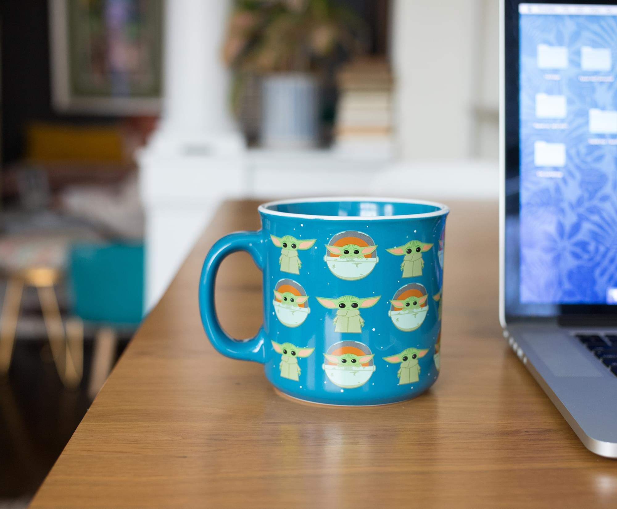 Foto 7 pulgar | Taza De Café Silver Buffalo Star Wars The Mandalorian 600 Ml - Venta Internacional.