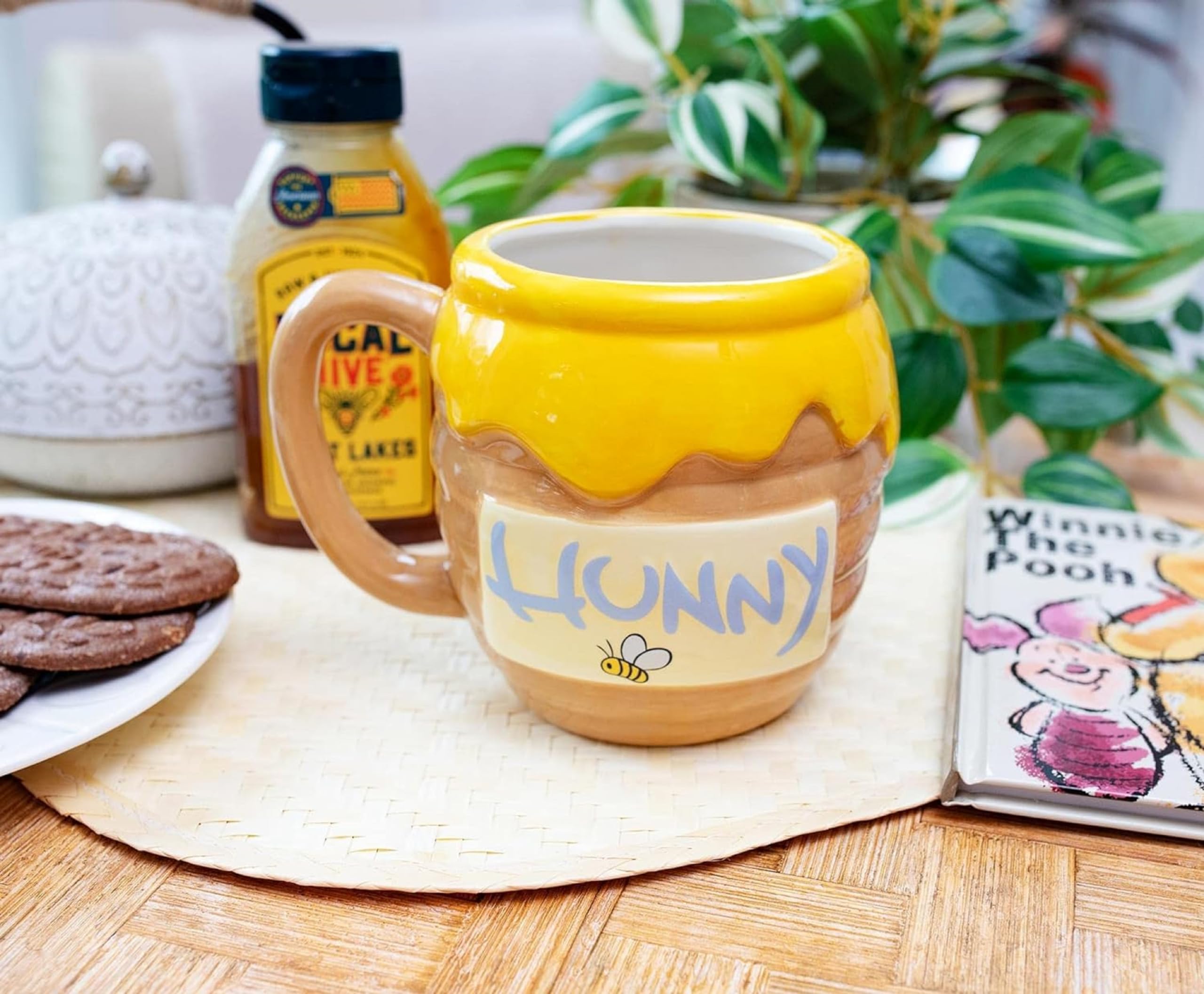 Foto 4 | Taza De Café Silver Buffalo Winnie The Pooh Honey Hunny Pot 680 Ml - Venta Internacional.