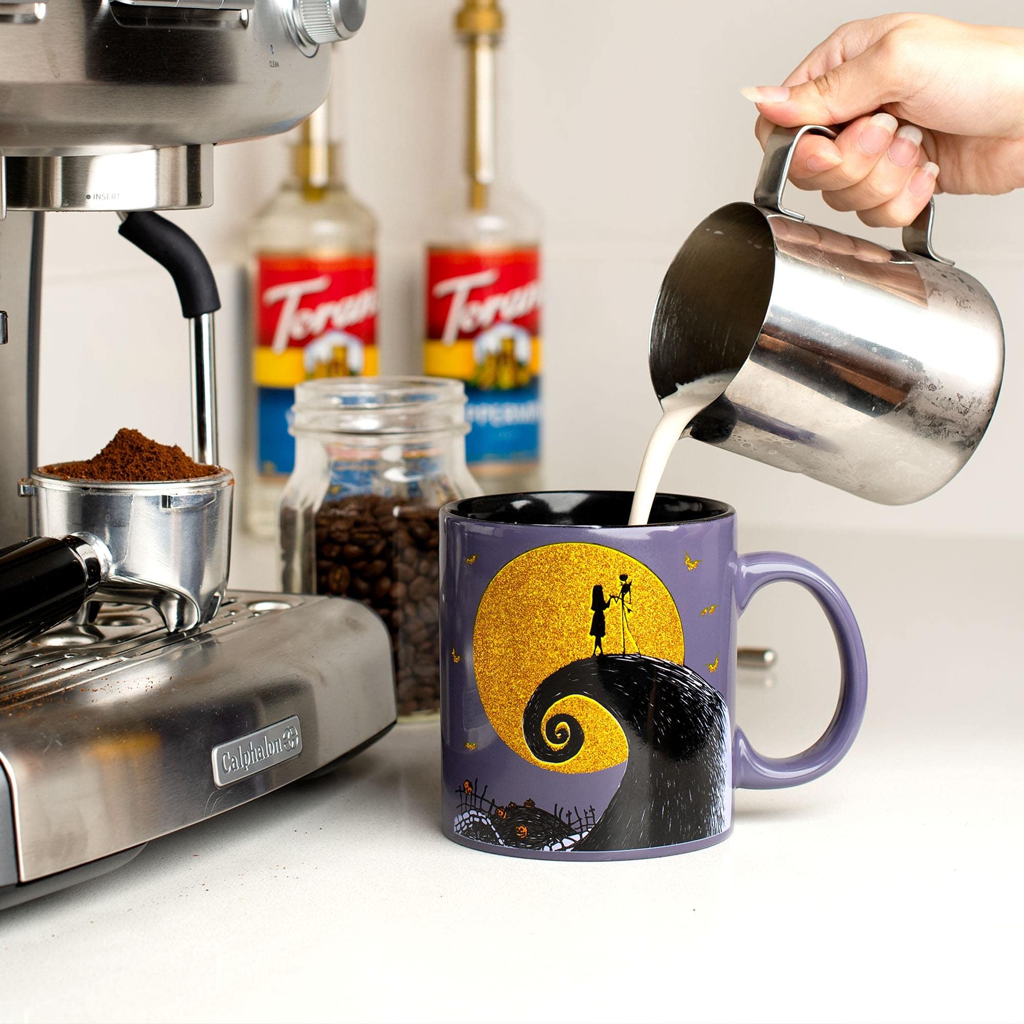 Foto 6 pulgar | Taza Silver Buffalo Disney Pesadilla Antes de Navidad 590 Ml - Venta Internacional