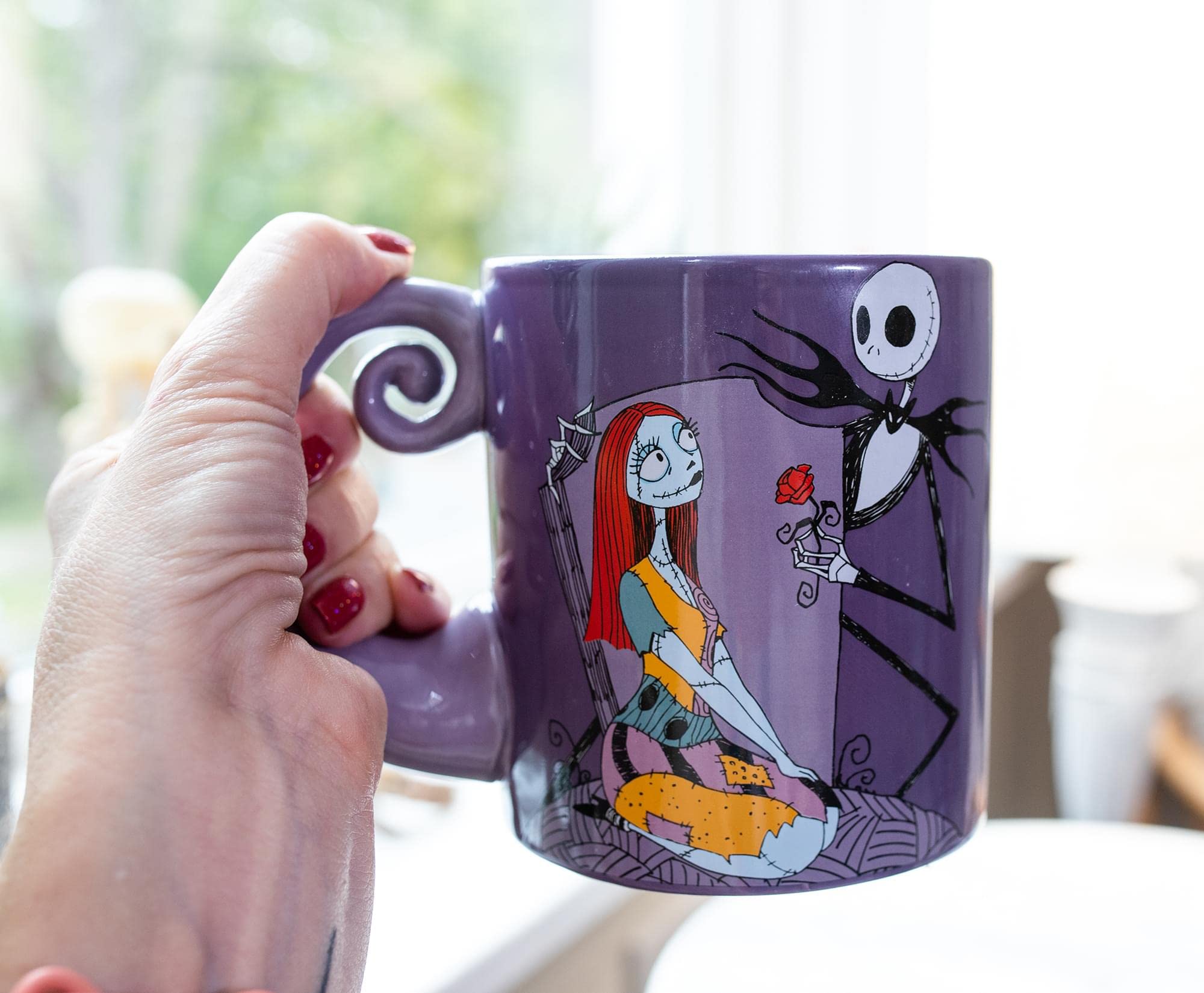 Foto 5 pulgar | Taza Disney Pesadilla Antes de Navidad Jack & Sally 600 Ml - Venta Internacional
