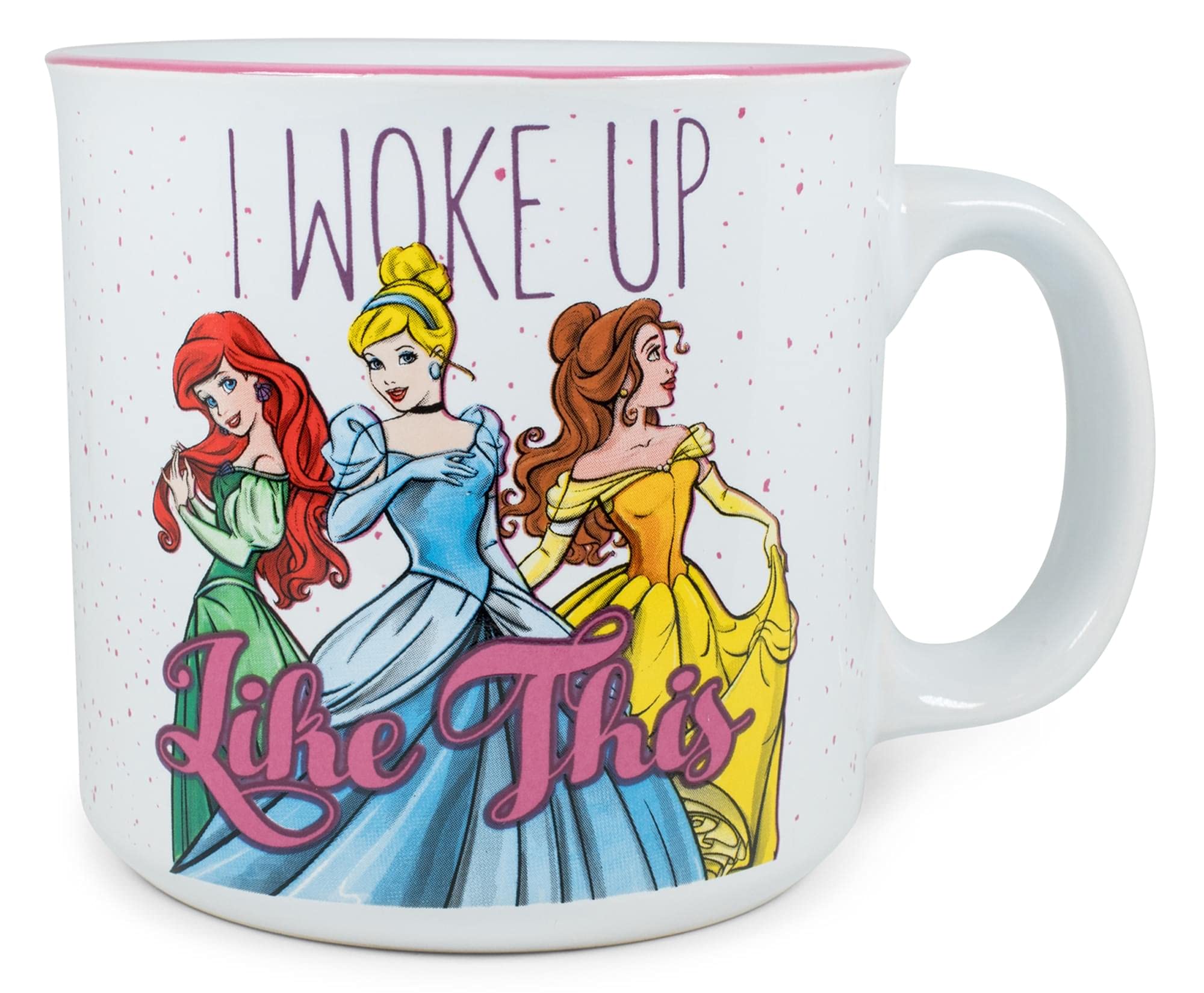 Foto 2 pulgar | Taza de Cerámica Camper Silver Buffalo Disney Princess 600 Ml - Venta Internacional