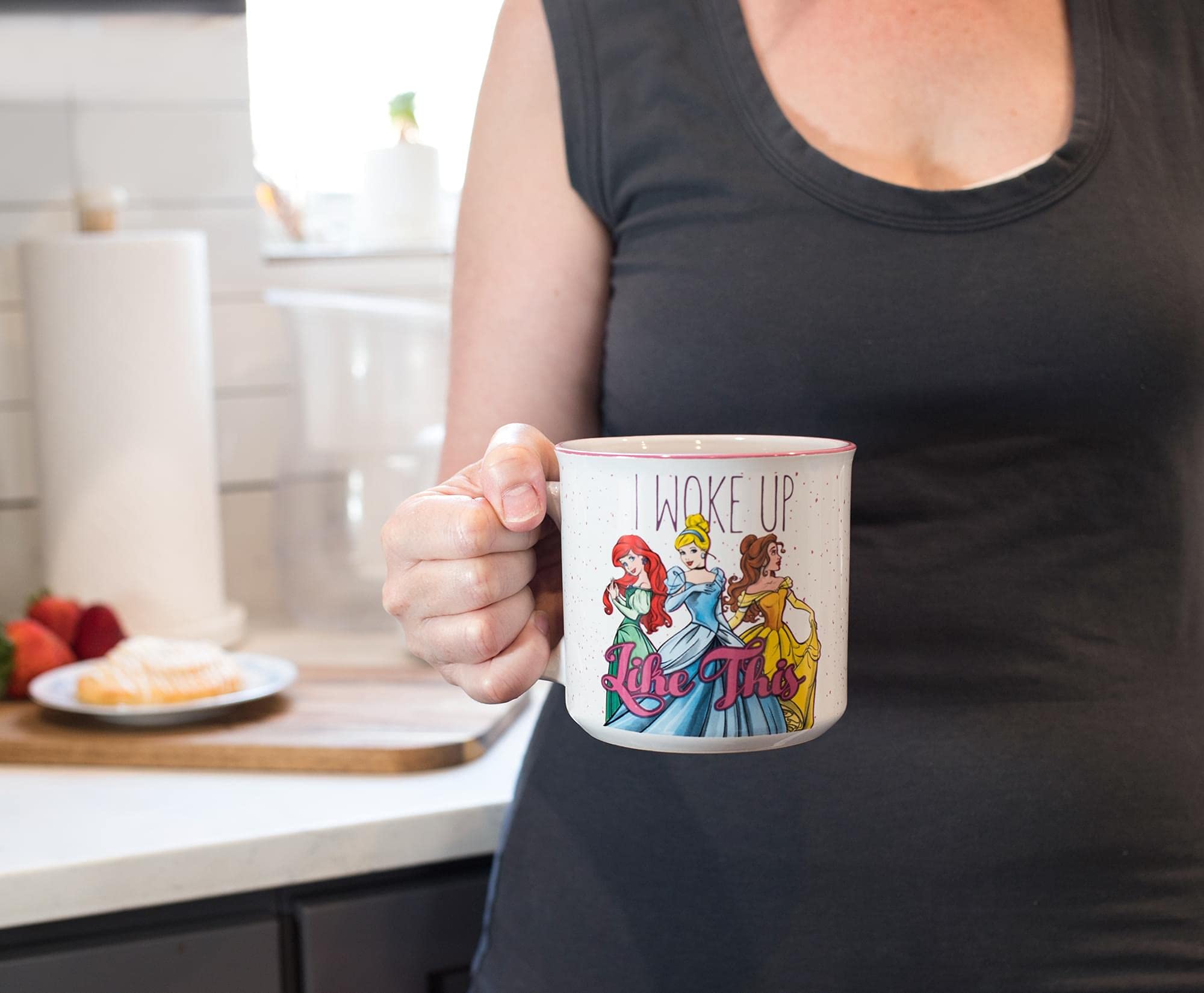 Foto 5 pulgar | Taza de Cerámica Camper Silver Buffalo Disney Princess 600 Ml - Venta Internacional