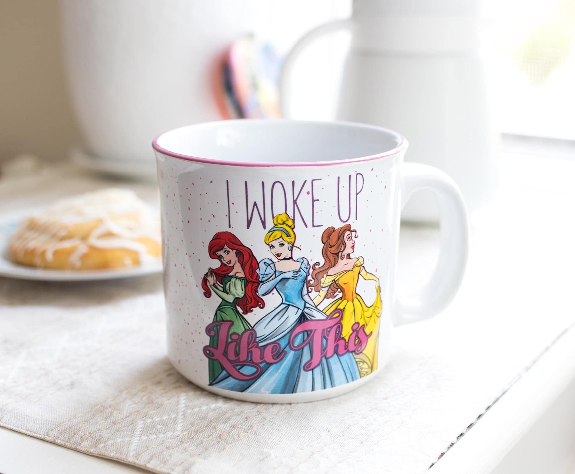 Foto 8 pulgar | Taza de Cerámica Camper Silver Buffalo Disney Princess 600 Ml - Venta Internacional