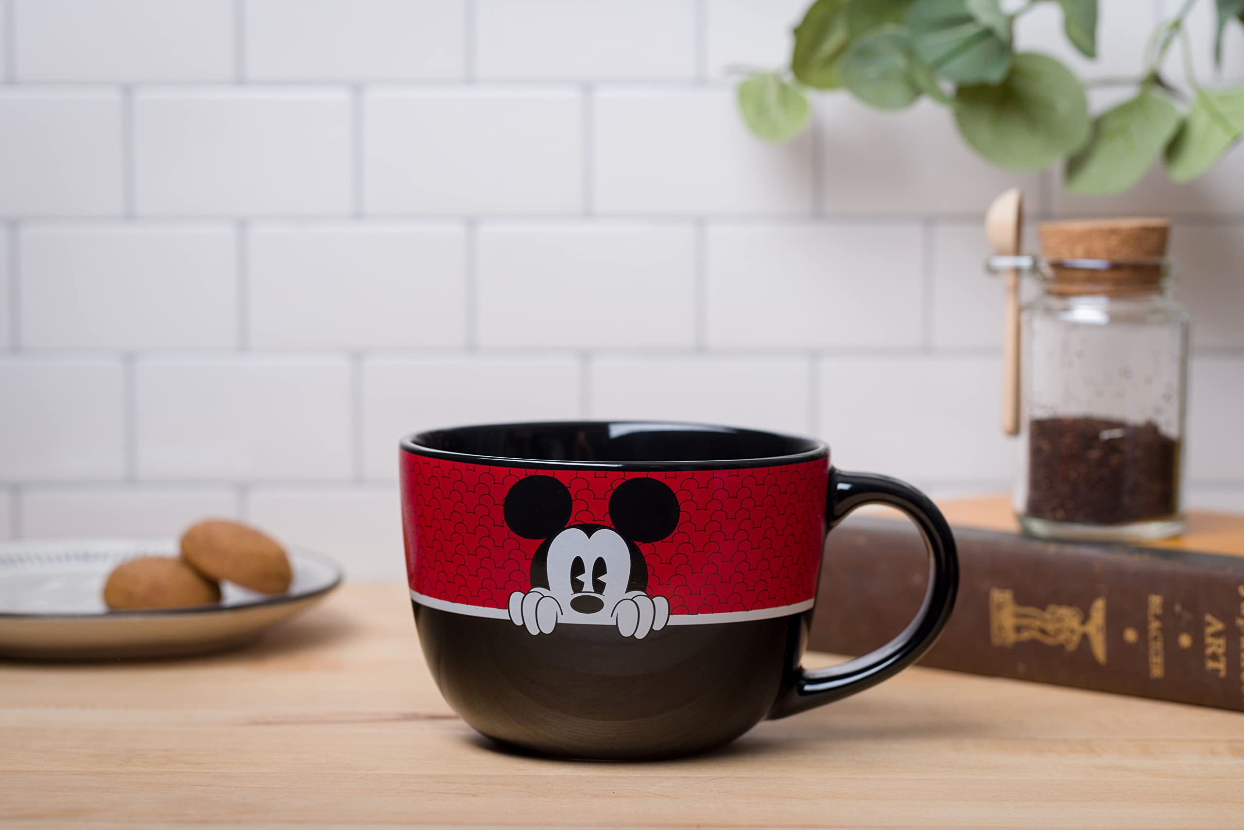 Foto 5 pulgar | Taza De Sopa Silver Buffalo Mickey Mouse De Cerámica De 700 Ml - Venta Internacional.
