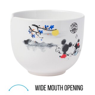 Foto 3 | Cuenco De Arroz Con Fideos Ramen De Cerámica, Plateado, Buffalo Disney Mickey - Venta Internacional.