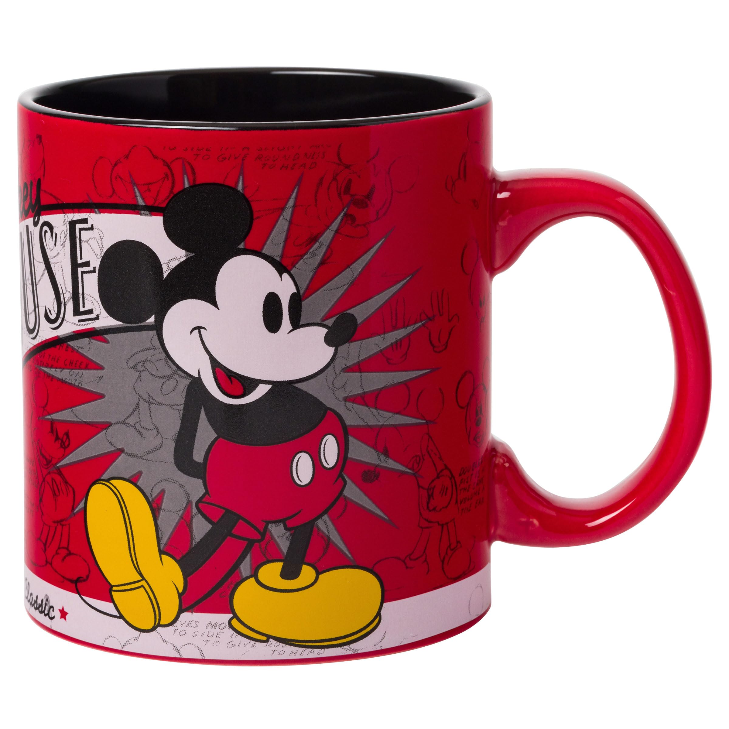 Foto 2 pulgar | Taza De Cerámica Plateada Buffalo Disney 1928 Vintage Mickey Mouse - Venta Internacional.