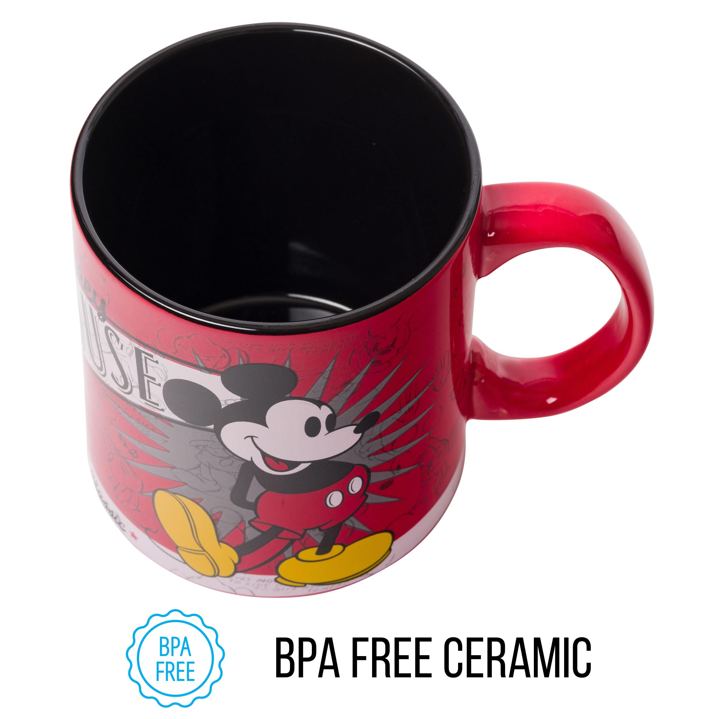Foto 4 pulgar | Taza De Cerámica Plateada Buffalo Disney 1928 Vintage Mickey Mouse - Venta Internacional.