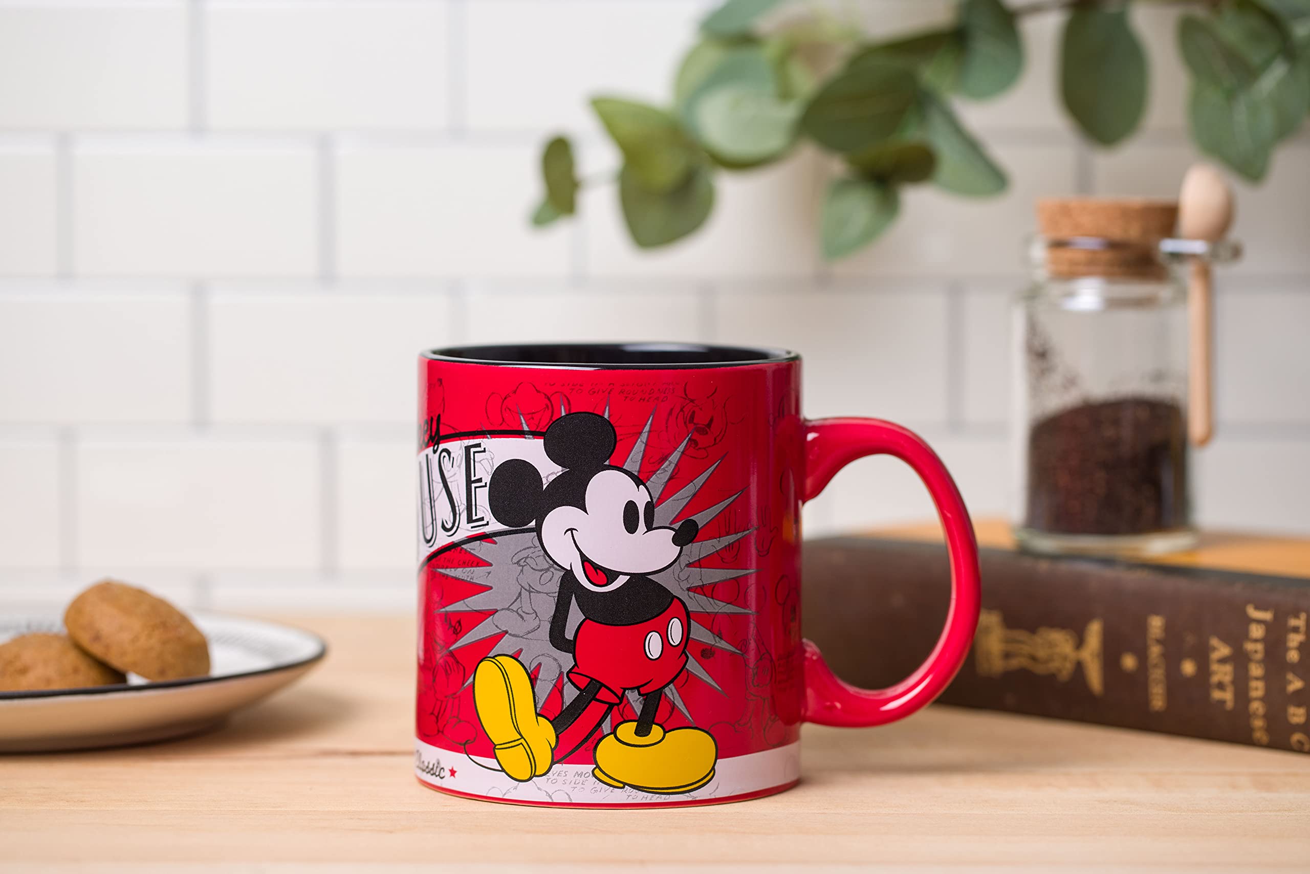 Foto 5 pulgar | Taza De Cerámica Plateada Buffalo Disney 1928 Vintage Mickey Mouse - Venta Internacional.
