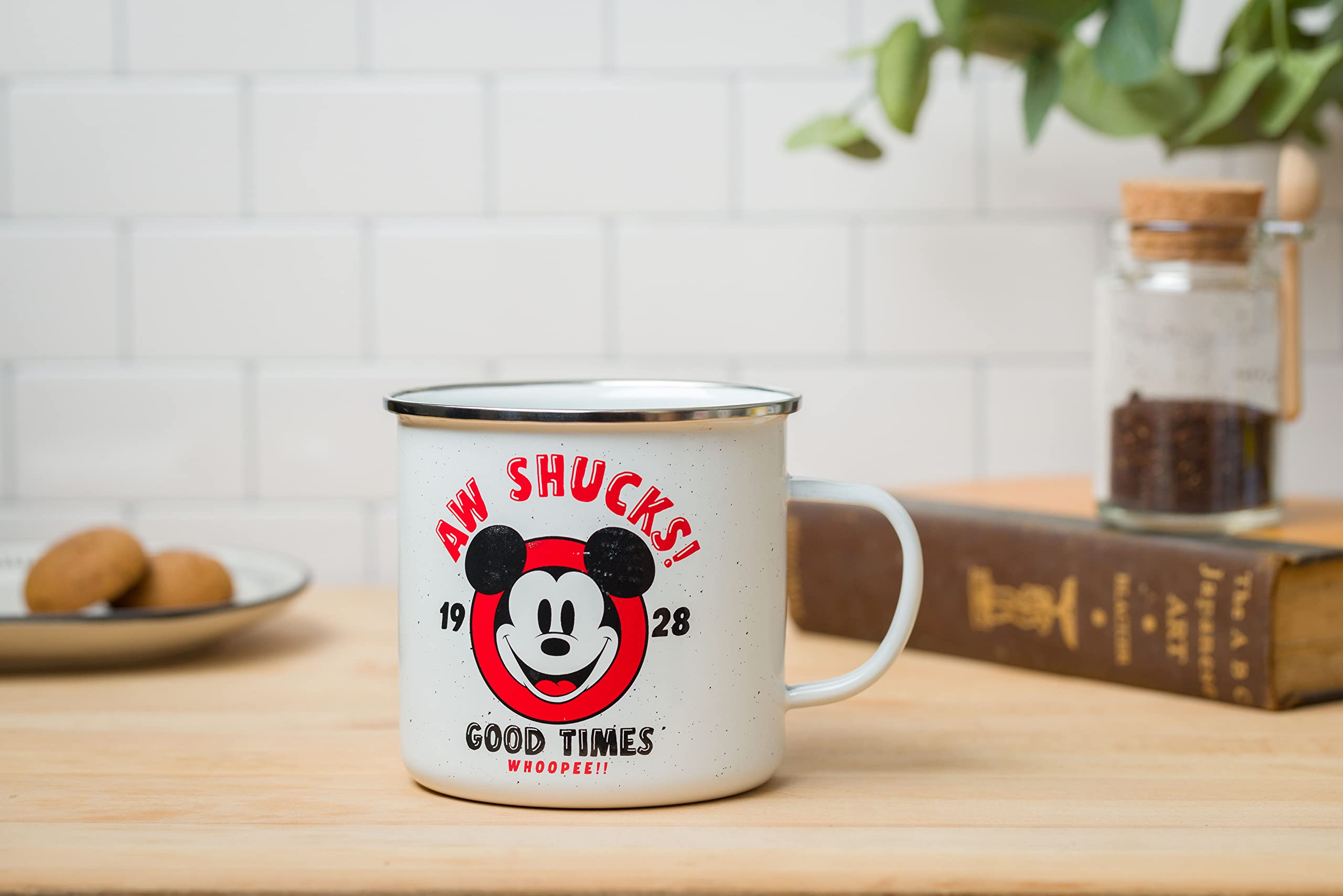 Foto 2 | Taza Camper Silver Buffalo Disney Mickey Mouse 620 Ml - Venta Internacional