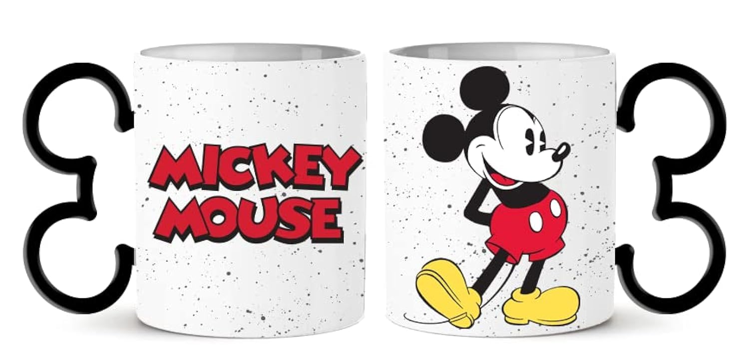Foto 2 pulgar | Taza De Cerámica Plateada Con Logotipos De Mickey Circle De Buffalo, 600 Ml - Venta Internacional.