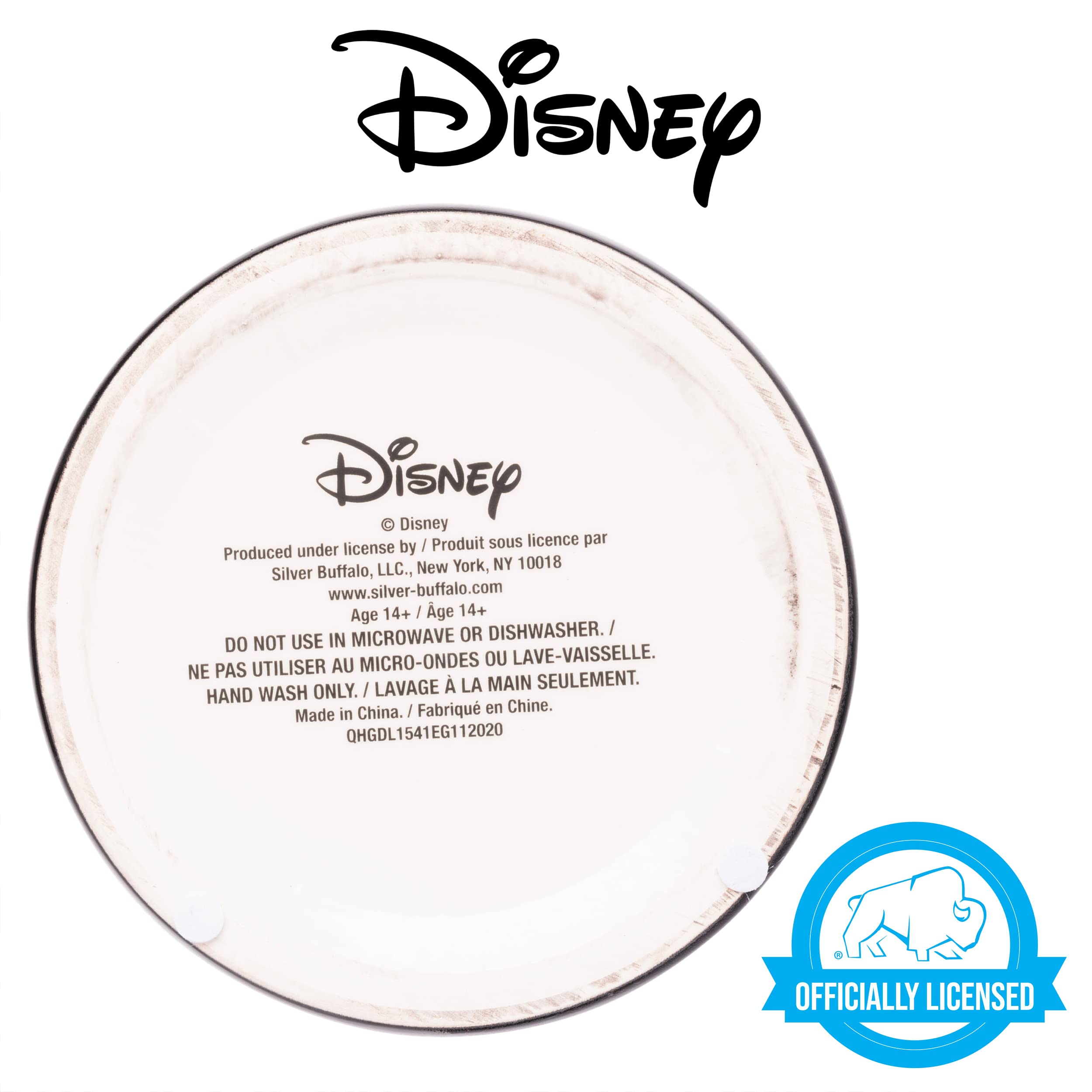 Foto 5 pulgar | Tarro Plateado Para Galletas Con Diseño Vintage De Mickey Mouse Buffalo Disney - Venta Internacional.