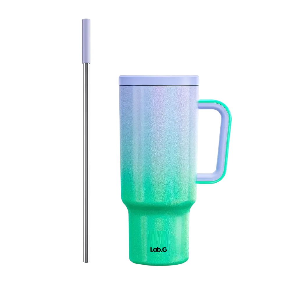 Foto 4 | Taza De Viaje De Acero Inoxidable 40oz Verde Morado