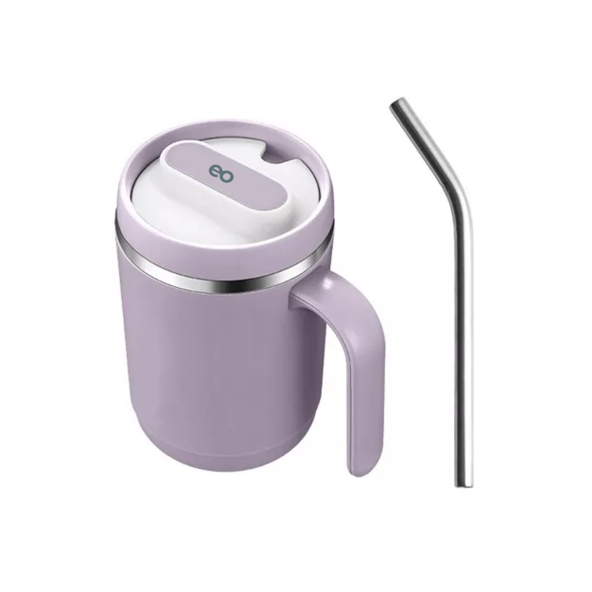 Foto 2 pulgar | Taza De Café De Acero Inoxidable De 500ml Eo Safe Imports Esi-14195-1 Púrpura