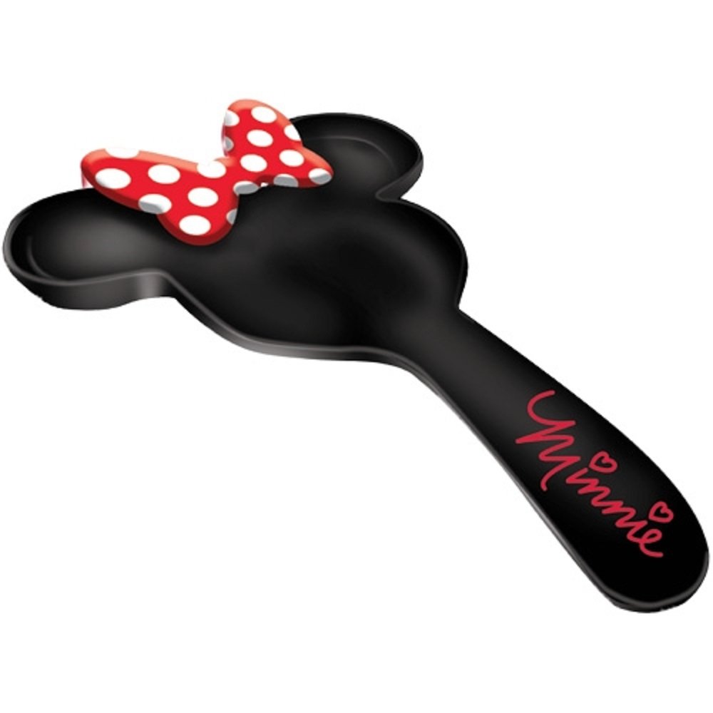 Foto 2 pulgar | Soporte Para Cucharas Disney Minnie Mouse, Cerámica Negra, 26 Cm - Venta Internacional.