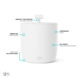 Foto 2 | Cubitera Simple, Moderna, Con Aislamiento Al Vacío, 3 Litros, Color Blanco Invierno - Venta Internacional.