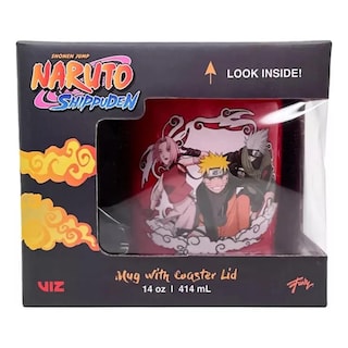 Foto 3 | Just Funky Naruto Shippuden Taza Rojo con Negro 16 oz