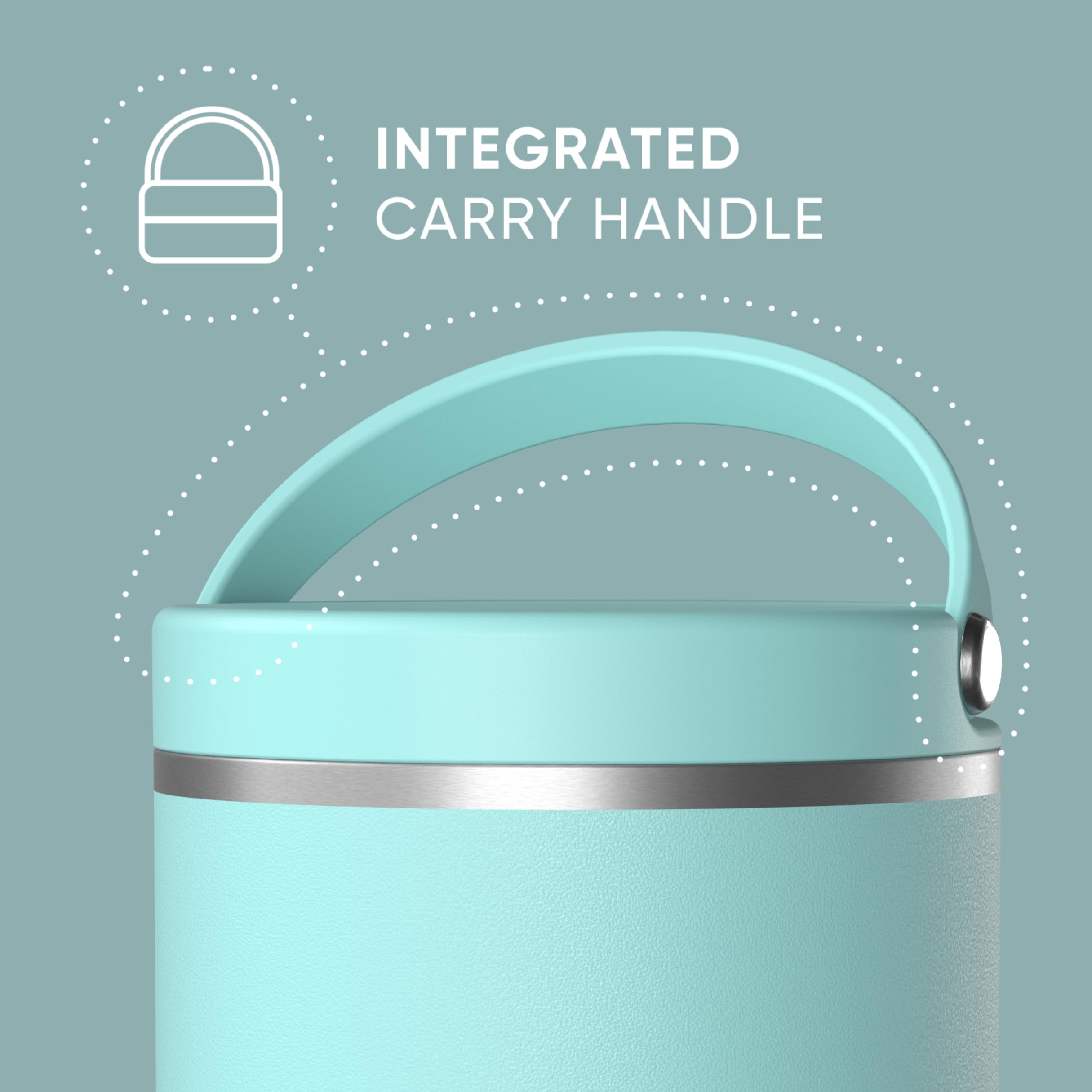 Foto 5 pulgar | Tarro De Comida Hydrapeak De Acero Inoxidable Con Aislamiento Al Vacío, 500 Ml - Venta Internacional.