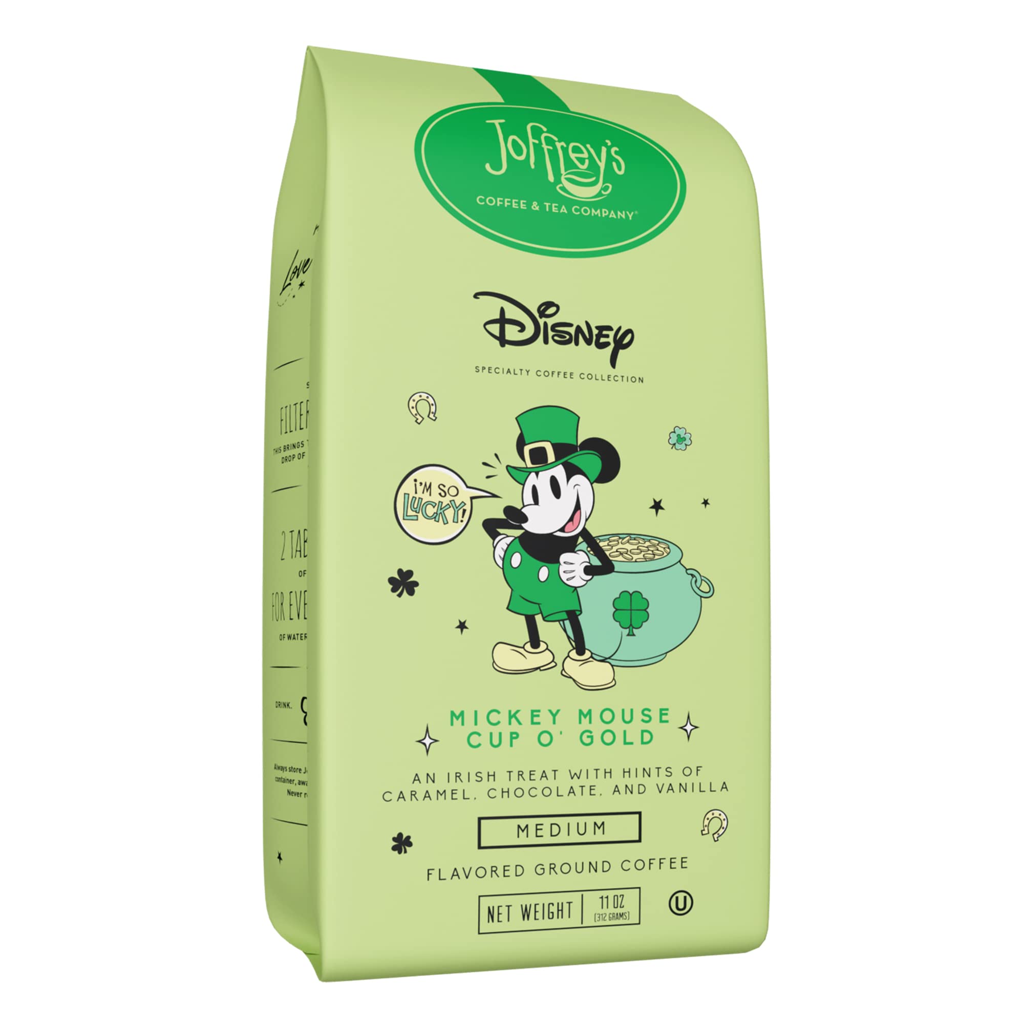 Taza Coffee Joffrey's Disney Mickey Mouse, Color Dorado, 325 Ml - Venta Internacional.