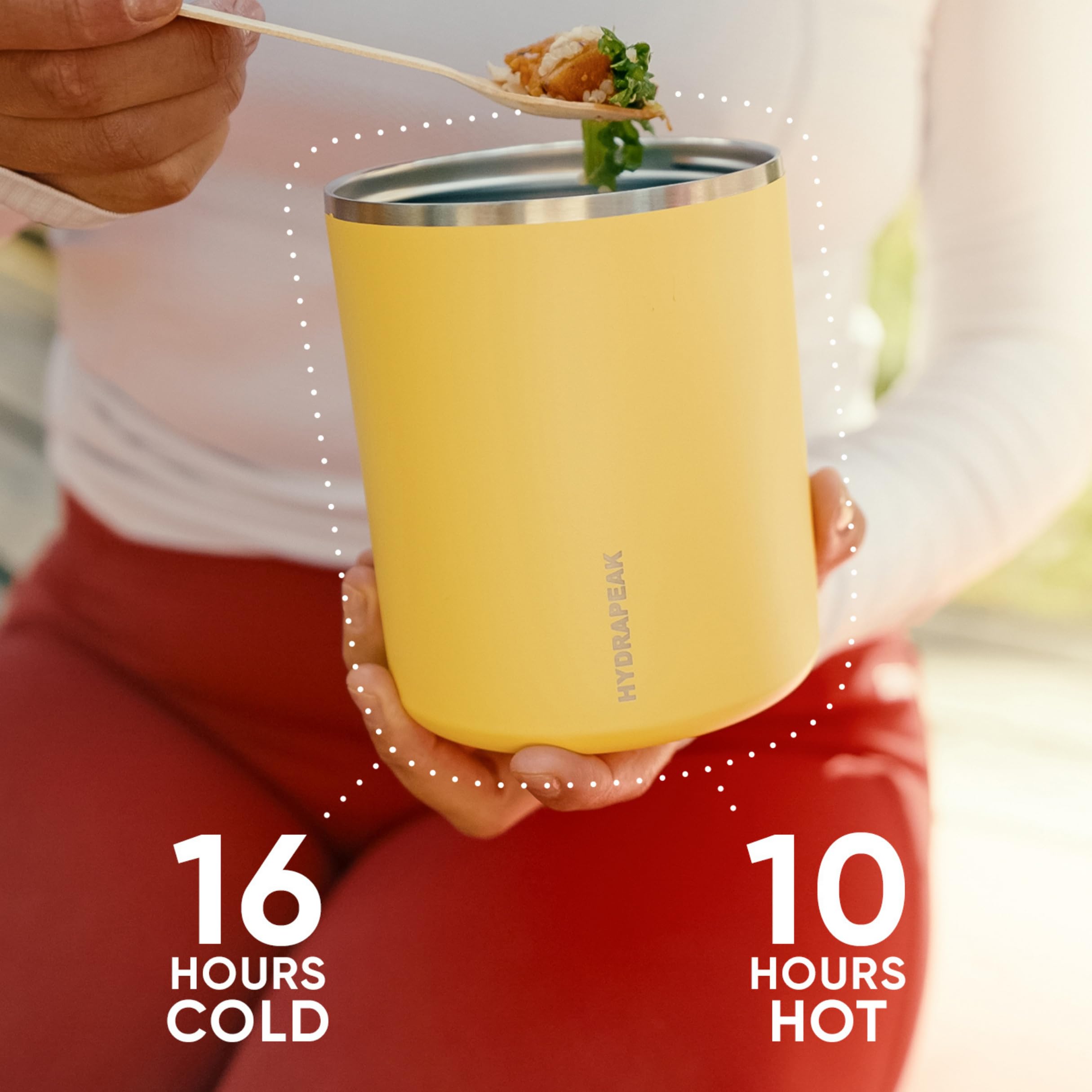 Foto 7 pulgar | Tarro De Comida Hydrapeak De Acero Inoxidable Con Aislamiento Al Vacío, 950 Ml - Venta Internacional.