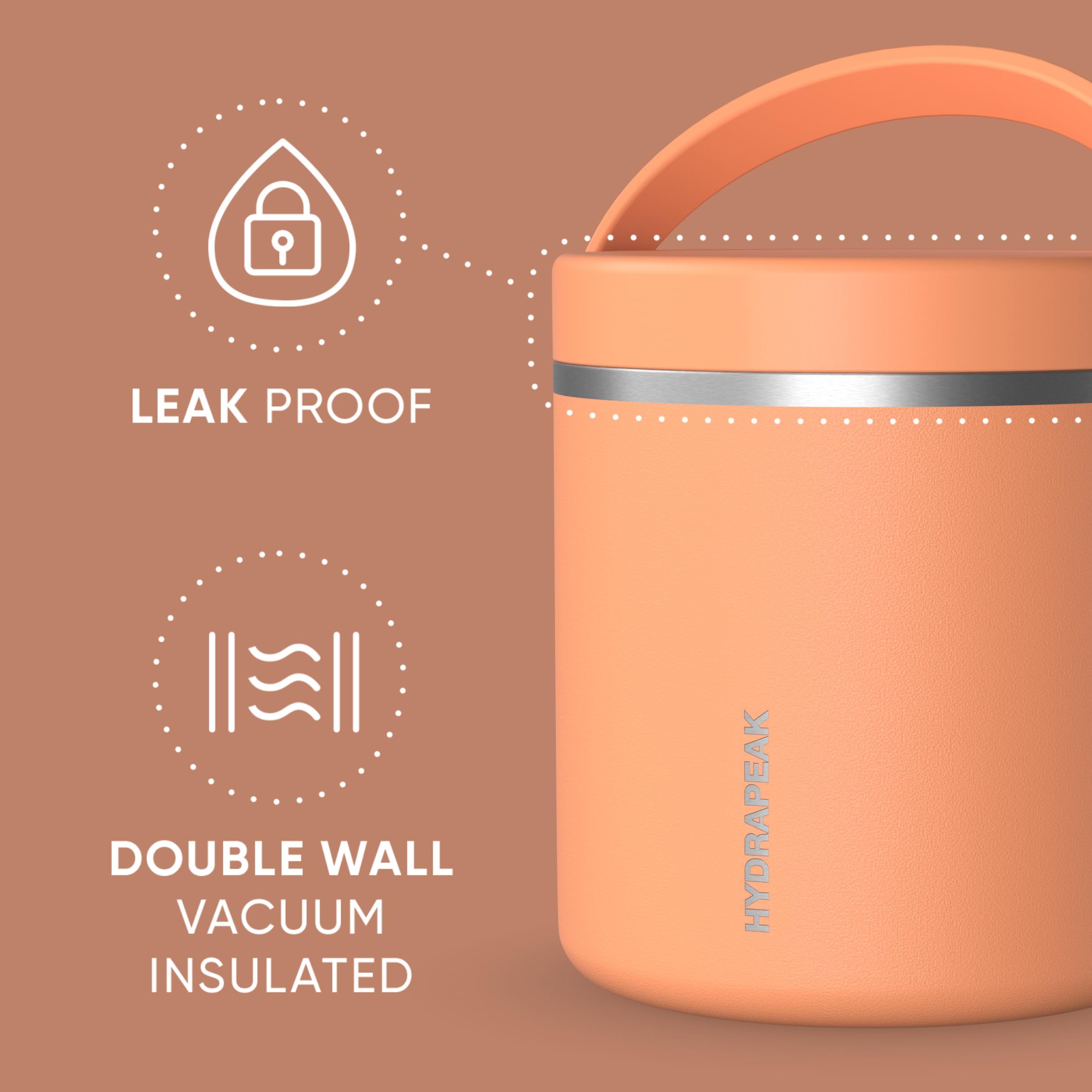 Foto 3 pulgar | Thermos Hydrapeak, Acero Inoxidable, Aislamiento Al Vacío, 750 Ml - Venta Internacional.