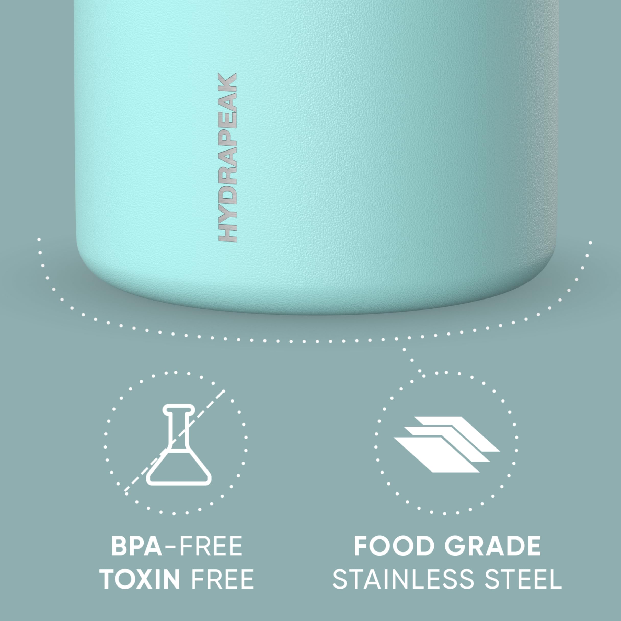 Foto 4 pulgar | Tarro De Comida Hydrapeak De Acero Inoxidable Con Aislamiento Al Vacío De 750 Ml - Venta Internacional.