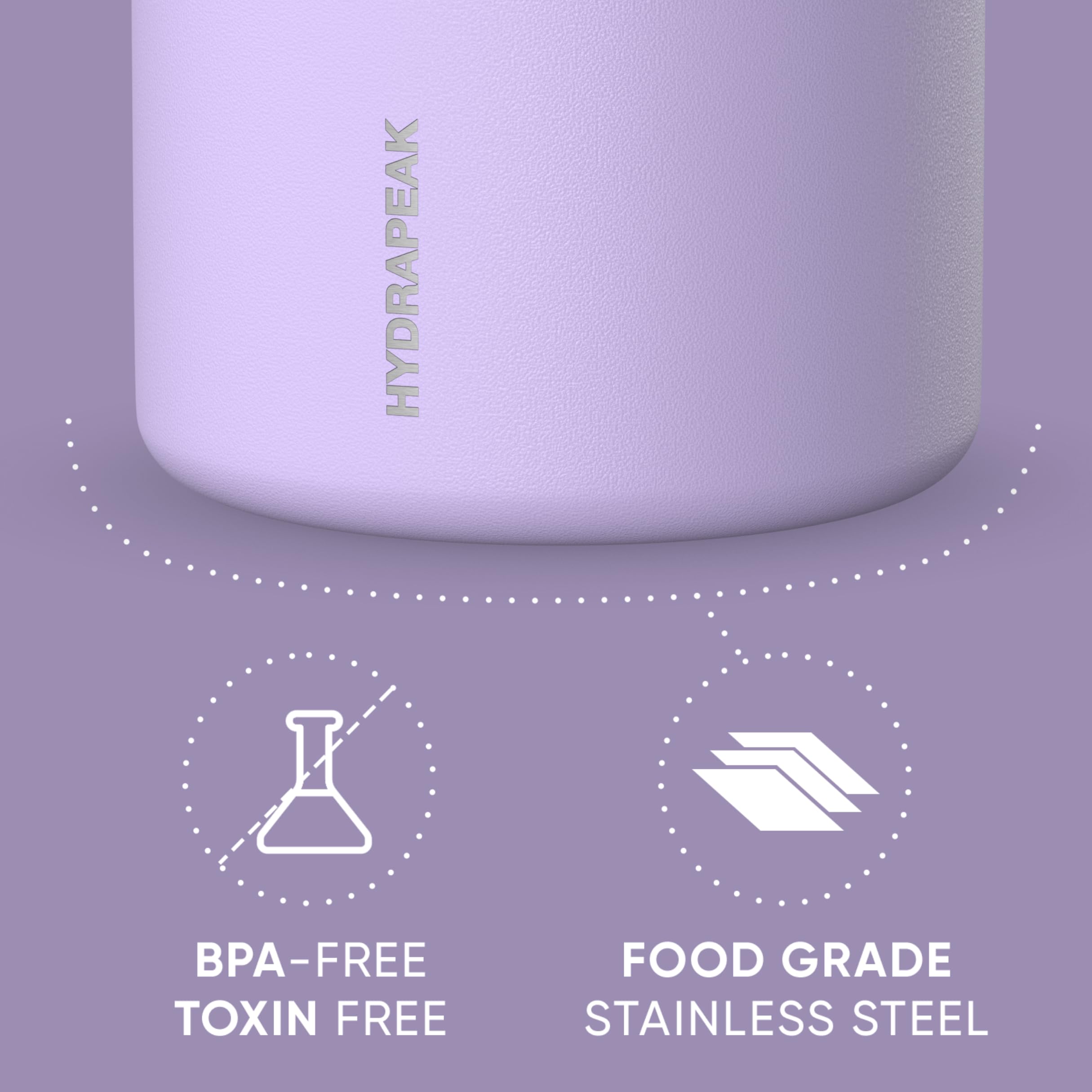 Foto 3 | Tarro De Comida Hydrapeak De Acero Inoxidable Con Aislamiento Al Vacío De 750 Ml - Venta Internacional.