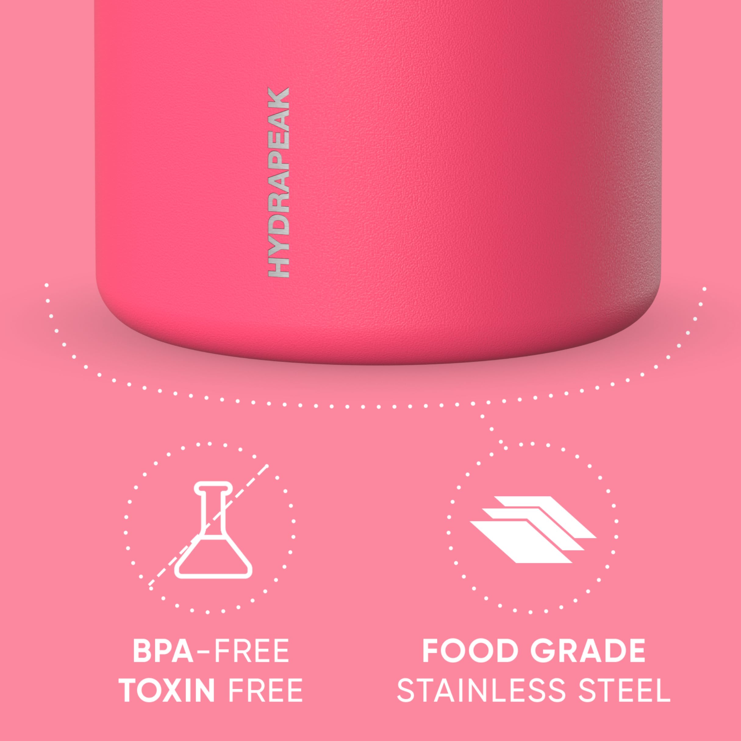 Foto 4 pulgar | Tarro De Comida Hydrapeak De Acero Inoxidable Con Aislamiento Al Vacío, 950 Ml - Venta Internacional.