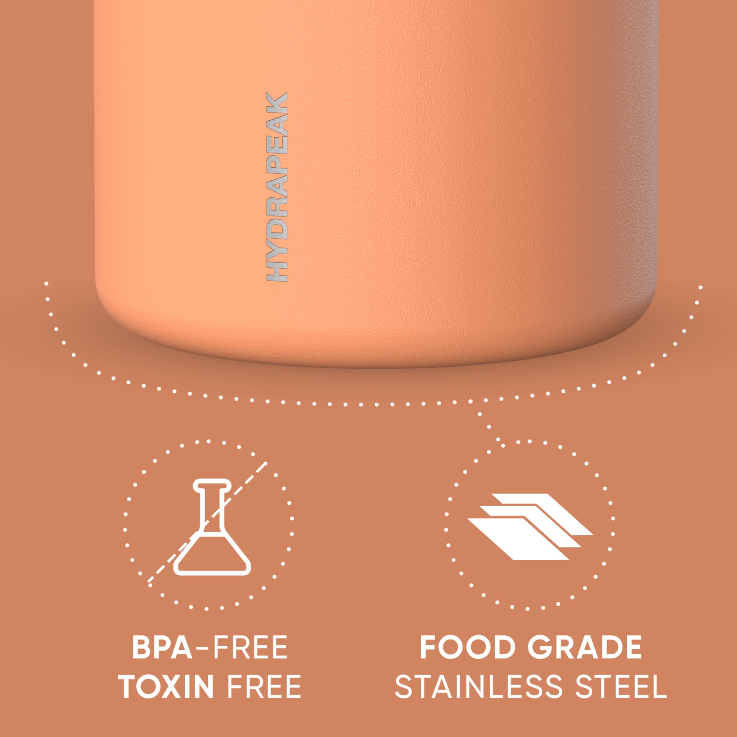 Foto 4 pulgar | Tarro De Comida Hydrapeak De Acero Inoxidable Con Aislamiento Al Vacío, 950 Ml - Venta Internacional.