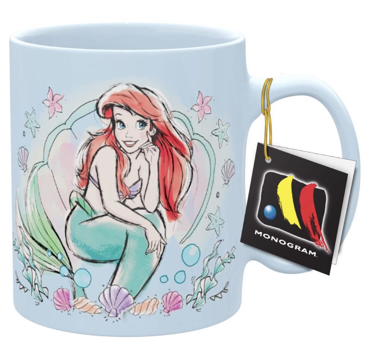 Foto 3 pulgar | Taza Disney Ariel Perlada 325ml - Venta Internacional.