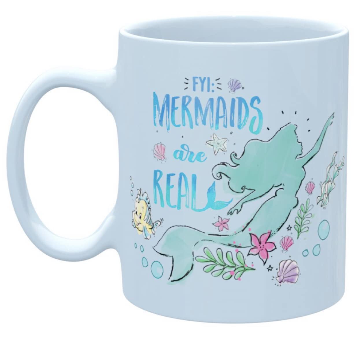 Foto 6 pulgar | Taza Disney Ariel Perlada 325ml - Venta Internacional.