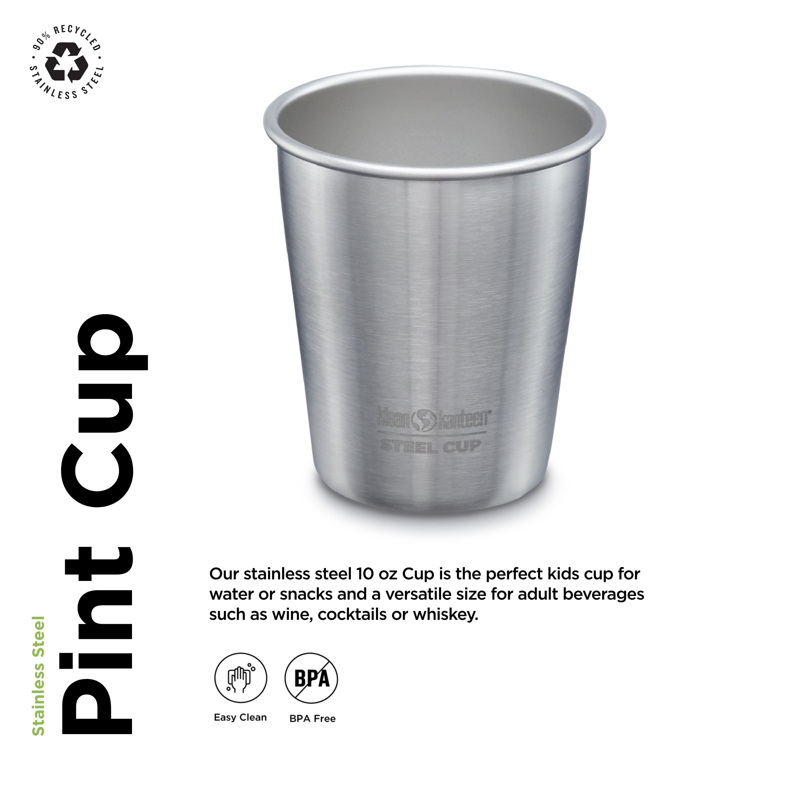 Foto 3 pulgar | Vaso Klean Kanteen De Acero Inoxidable De Pared Única, 300 Ml - Venta Internacional.