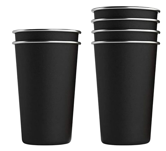 Foto 2 pulgar | Vasos Xtellar De Acero Inoxidable Apilable 500ml 6pack