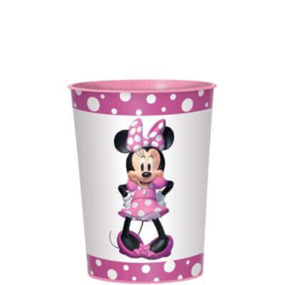 Foto 2 pulgar | Favor Cup Amscan Minnie Mouse Forever, 16 Oz/473 Ml, Rosa, 1 Unidad - Venta Internacional.