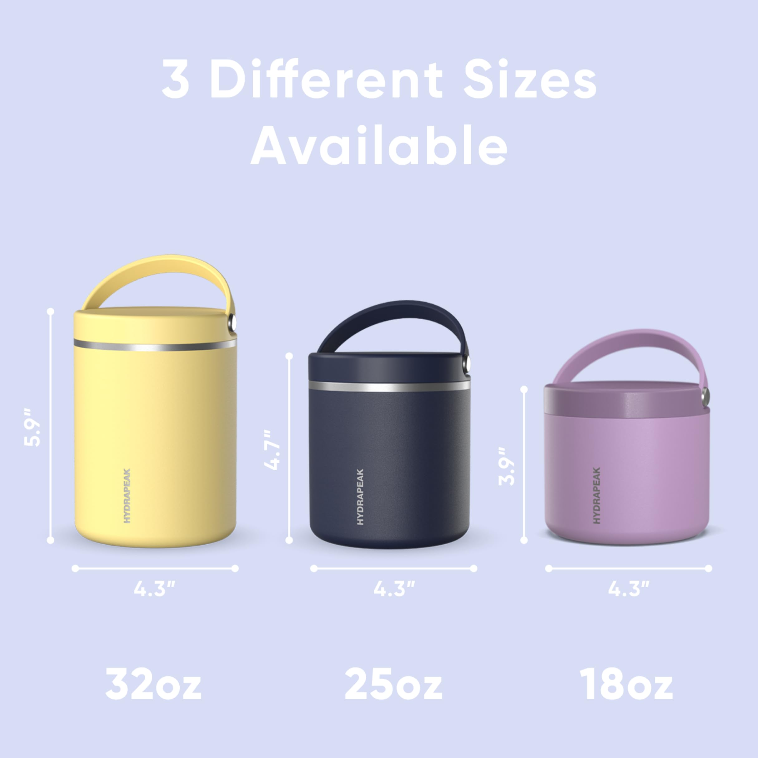Foto 6 pulgar | Tarro De Comida Thermos Hydrapeak De Acero Inoxidable De 750 Ml Con Aislamiento Al Vacío - Venta Internacional.