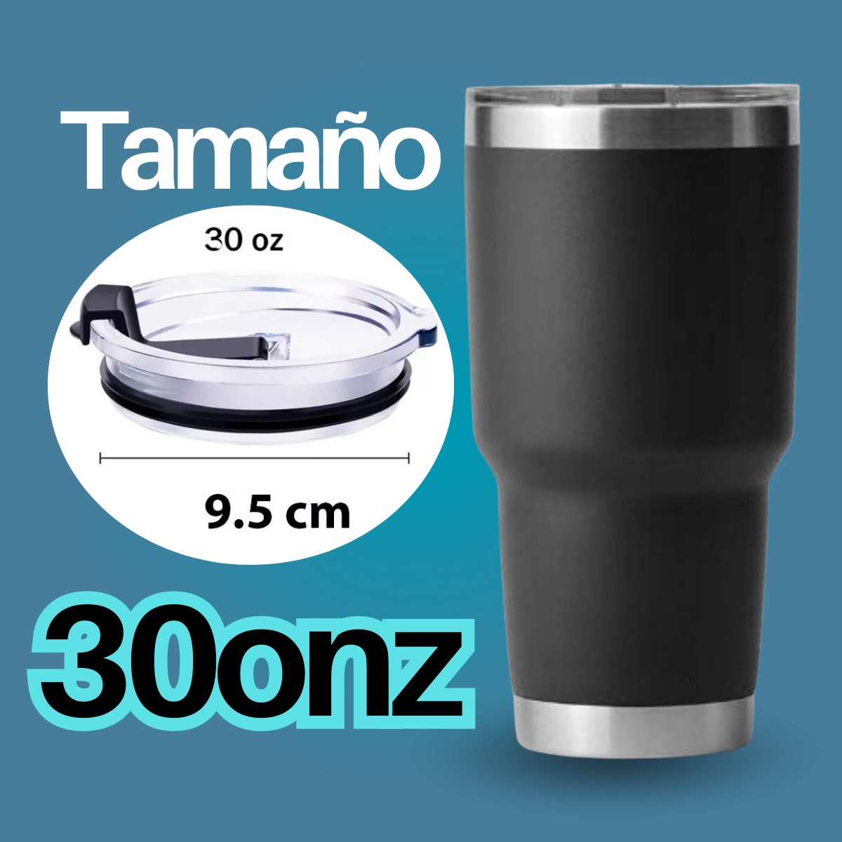 Foto 3 pulgar | 5 Tapa Con Seguro Para Vaso Térmico Yeti Rtic Ozark De 30 Oz (paquete 2)